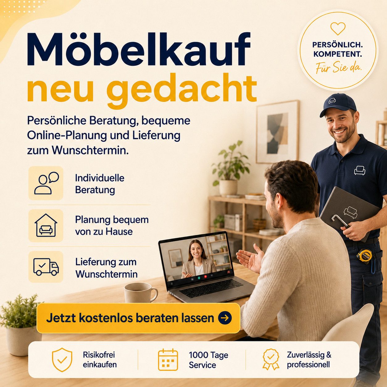 A&J MöbelLand GmbH Ecksofa ZORANO 3
