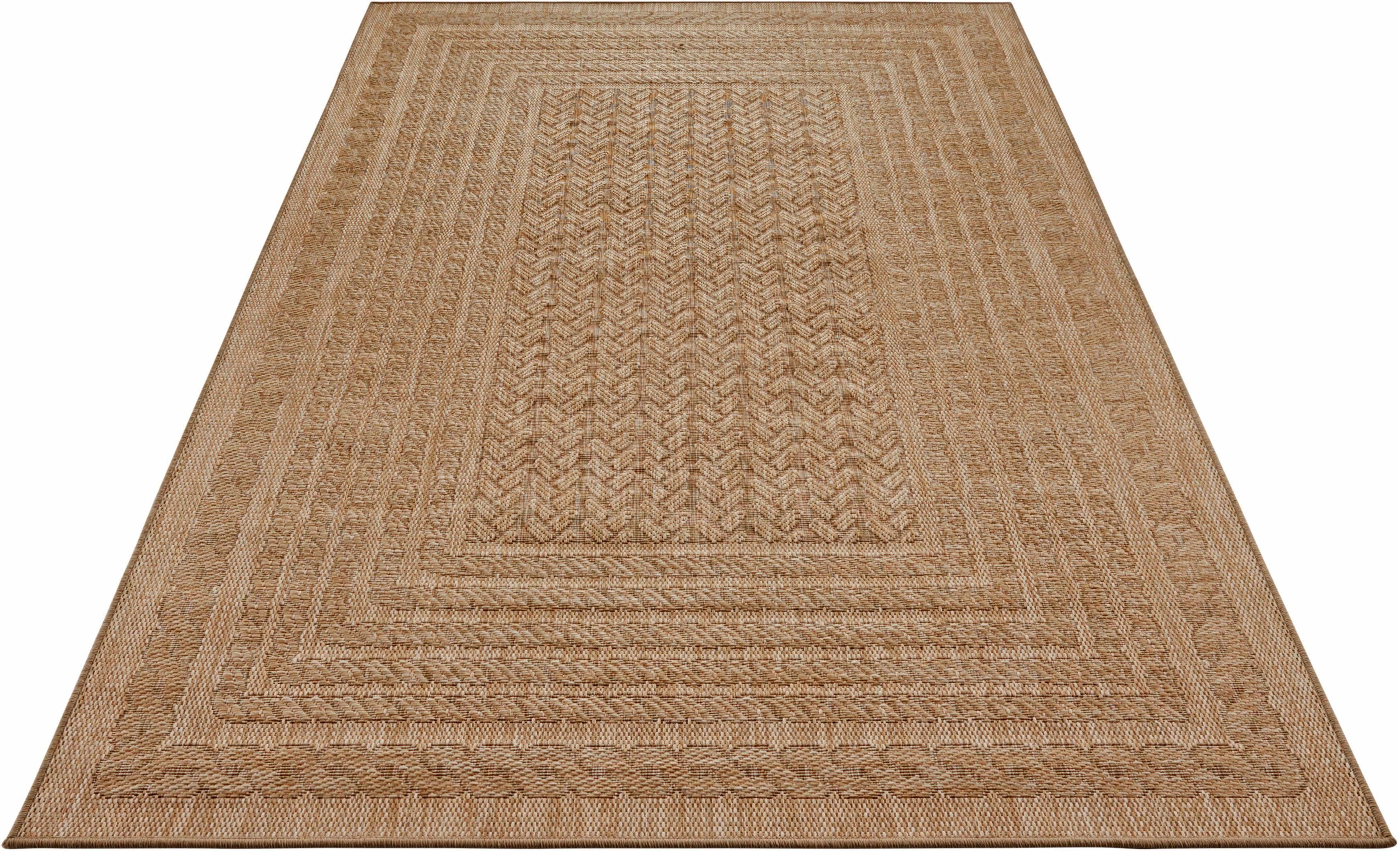 Teppich Limonero, NORTHRUGS, rechteckig, Höhe: 6 mm, In-& Outdoor, Flachgewebe, Teppich, Skandi, Garten, Wohnzimmer