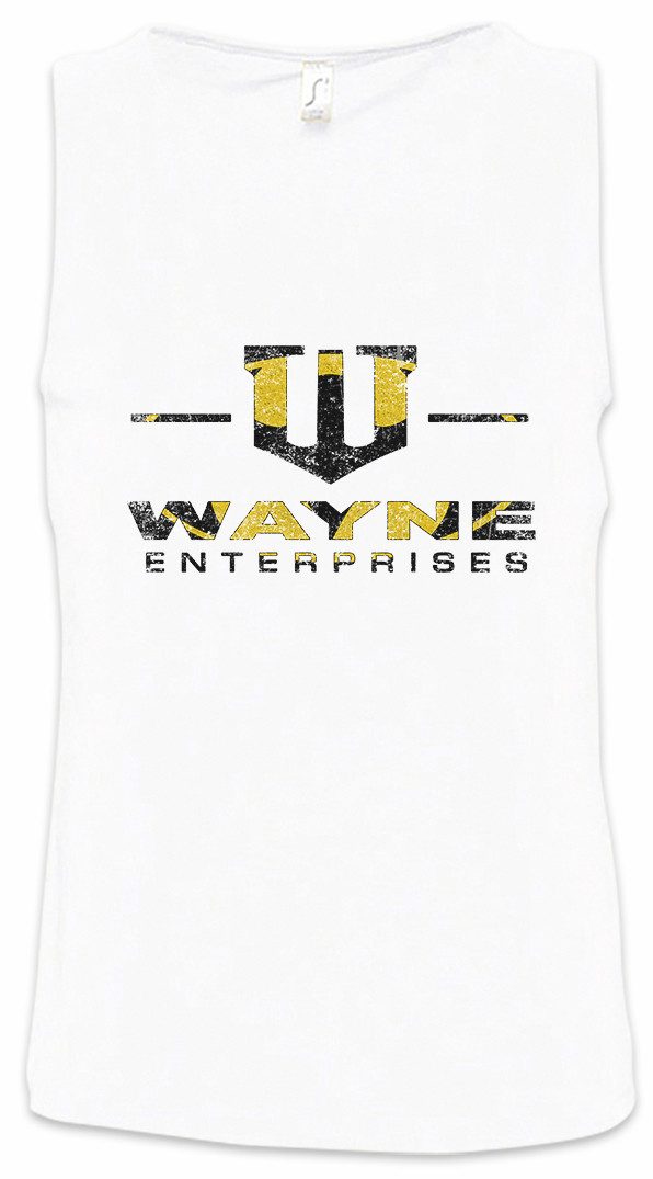 Urban Backwoods Tanktop Wayne Enterprises Logo Ärmelloses T-Shirt Symbol Bale Batman Sign Gotham Bat Cave Firma