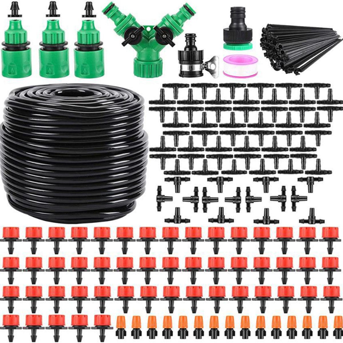 Insma Bewässerungssystem 50m Automatische Bewässerung Kit DIY Garten
