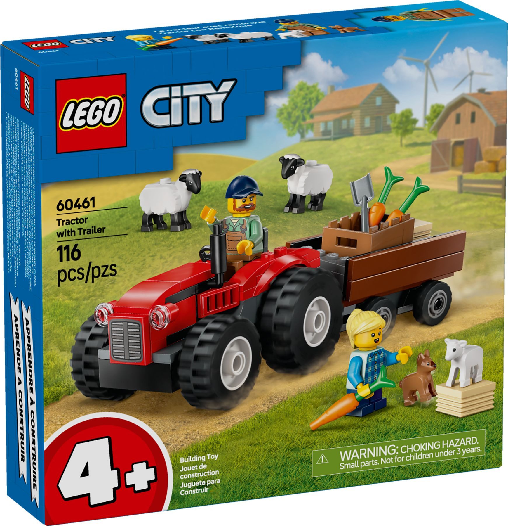 LEGO® LEGO® City 60461 Traktor mit Anhänger Konstruktionsspielsteine von lego®
