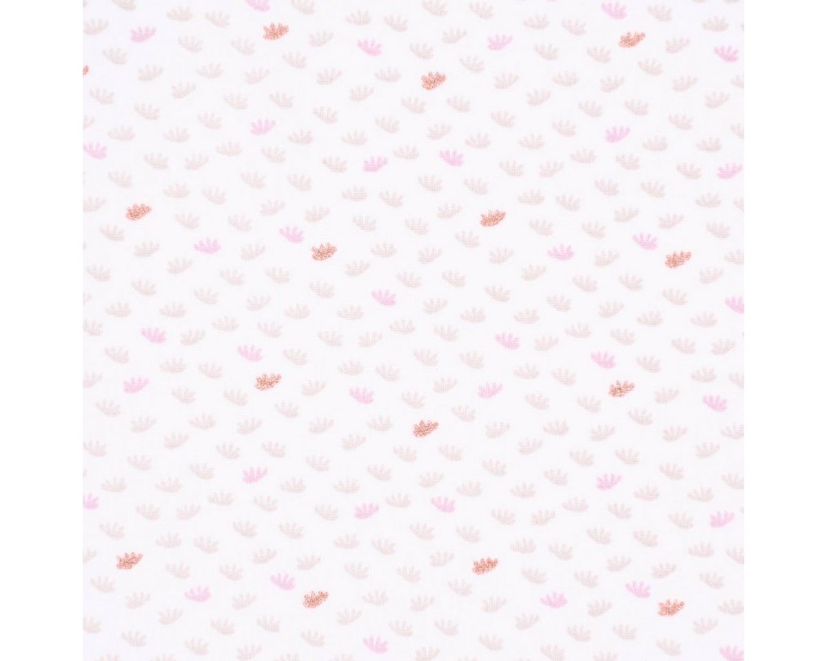 Thumbnail - SCHÖNER LEBEN. Stoff Baumwollstoff DEAR Feder Pusteblume Samen weiß beige rosa rosegold Gli, allergikergeeignet