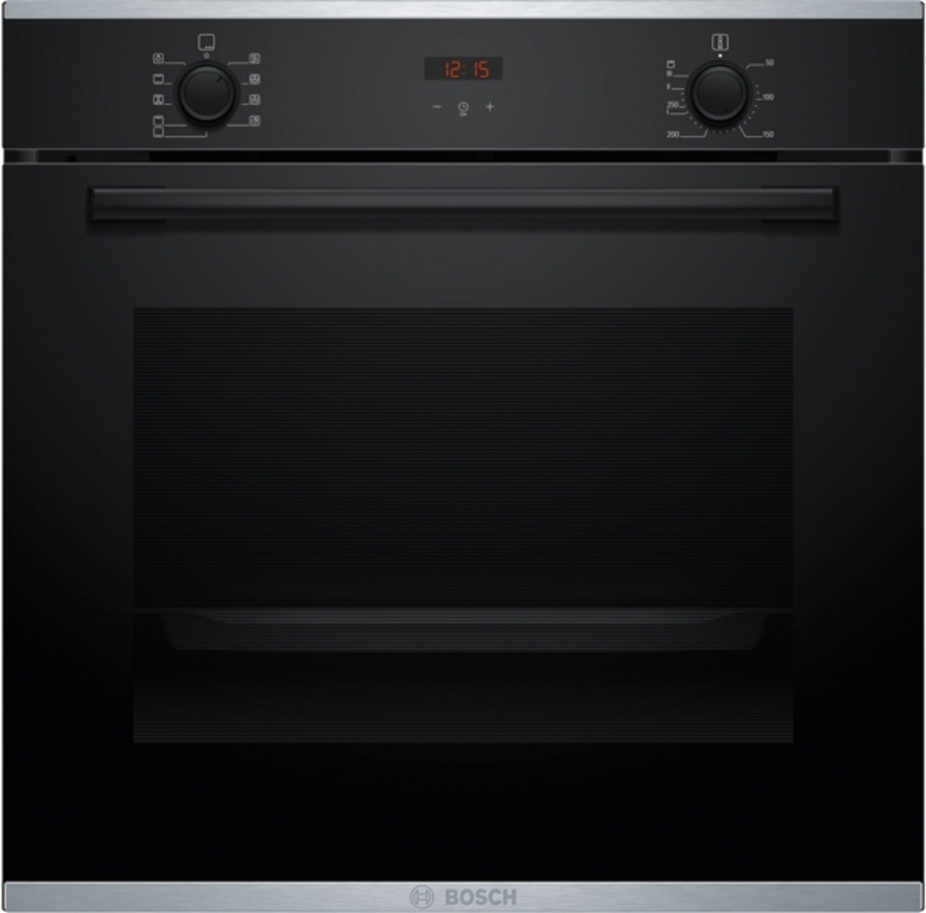 BOSCH Backofen-Set 4 HBA234BB3, mit nachrüstbar, Autostart, Halogen-Innenbeleuchtung