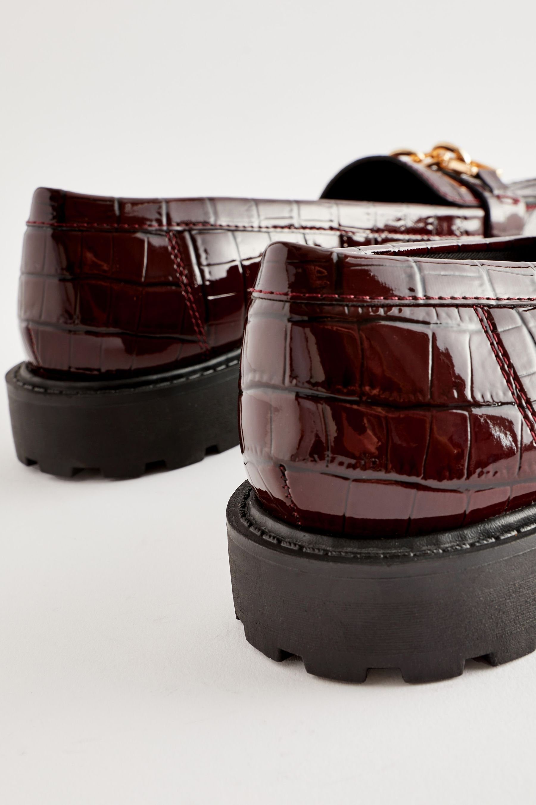 Red Forever Berry (1-tlg) Kettenbesatz Loafer mit Loafer Comfort® Next