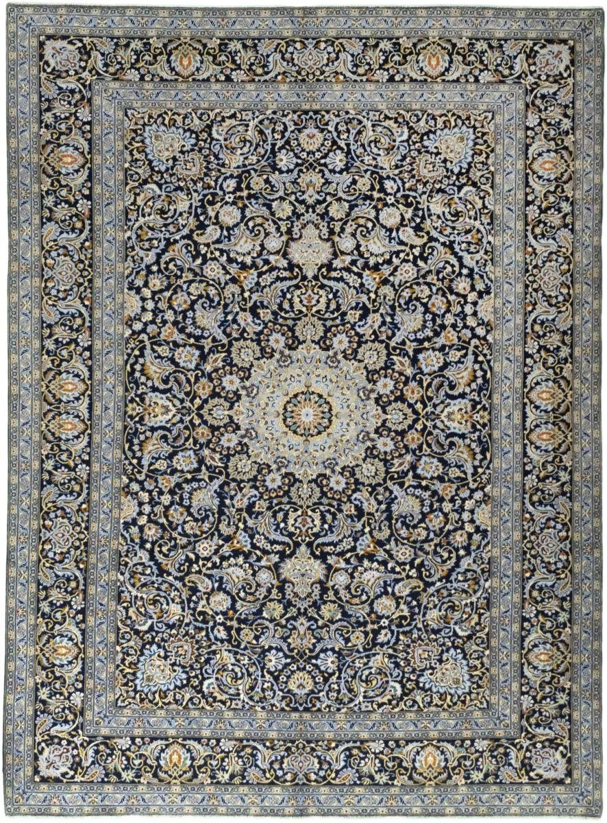 Orientteppich Keshan 279x380 Handgeknüpfter Orientteppich / Perserteppich, Nain Trading, rechteckig, Höhe: 12 mm