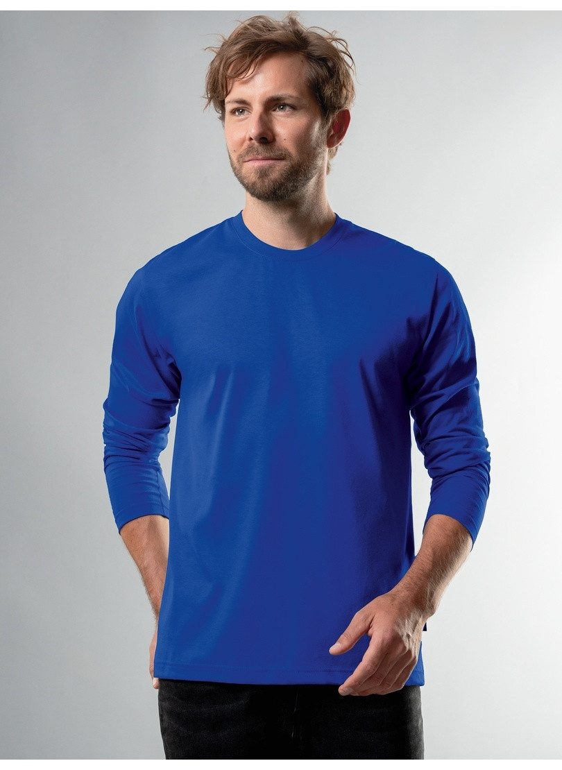 Trigema T-Shirt TRIGEMA Langarmshirt aus 100% Baumwolle (1-tlg)