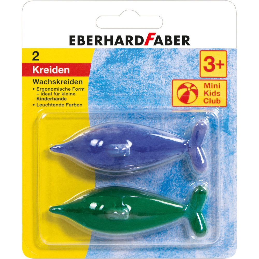 Eberhard Faber Wachsmalstift Eberhard Faber - Wachsmalkreiden in Delfinform - 1 Stück
