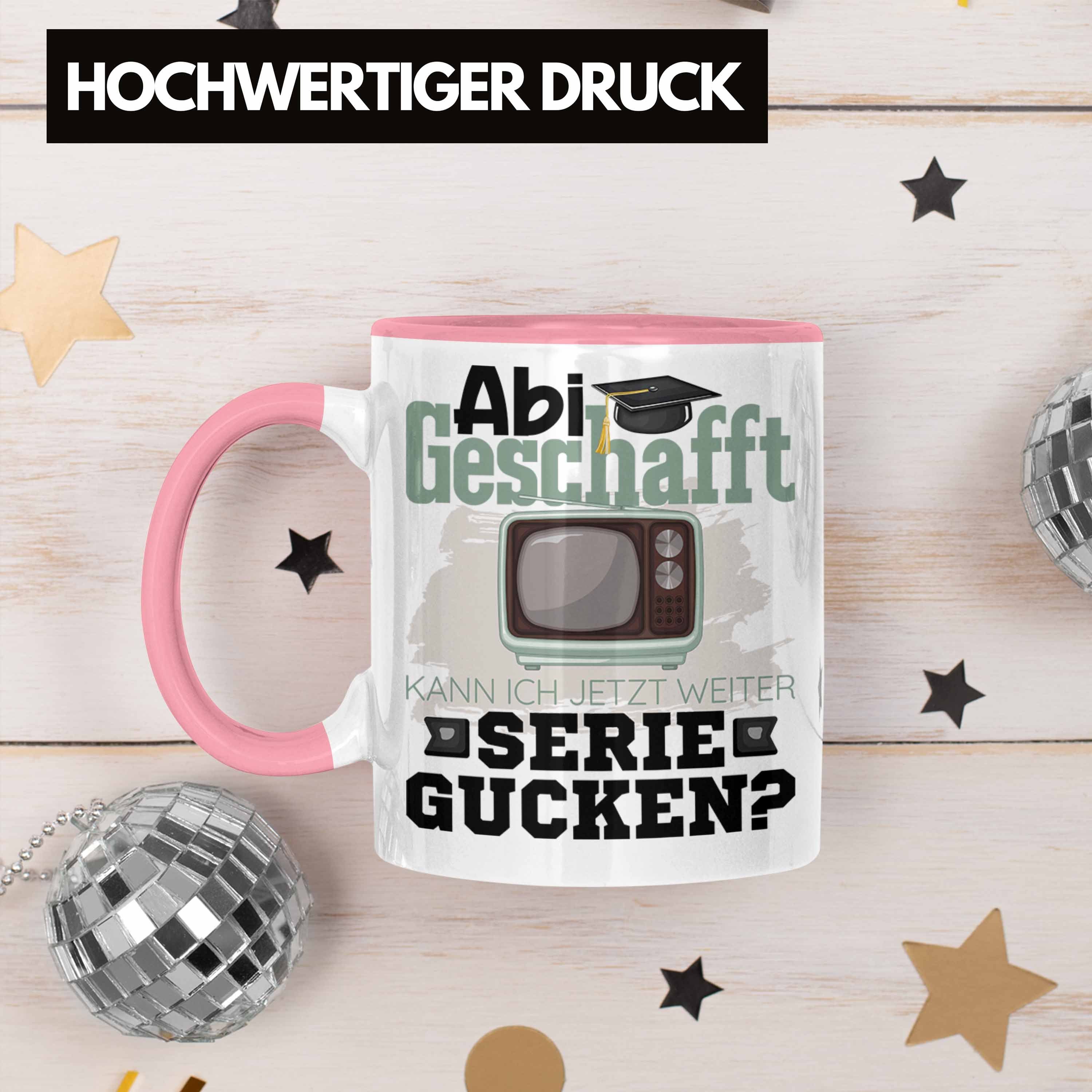 Trendation Tasse Abi Geschafft Prüfung Kann Jetzt Bestanden Abitur Geschenk Ich Tasse W Rosa