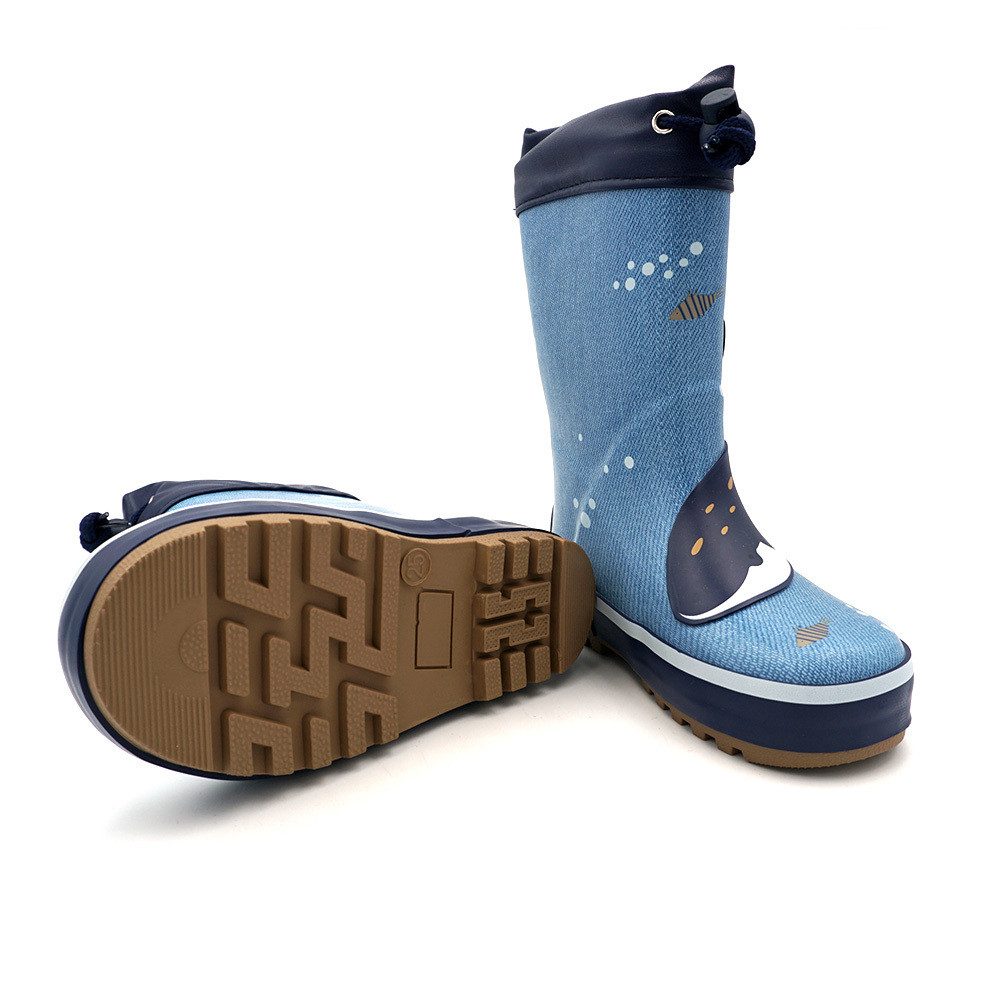 MAXIMO Gummistiefel Wal Stulpe, Jerseyfutter, Fotoprint Gummistiefel (2-tlg)