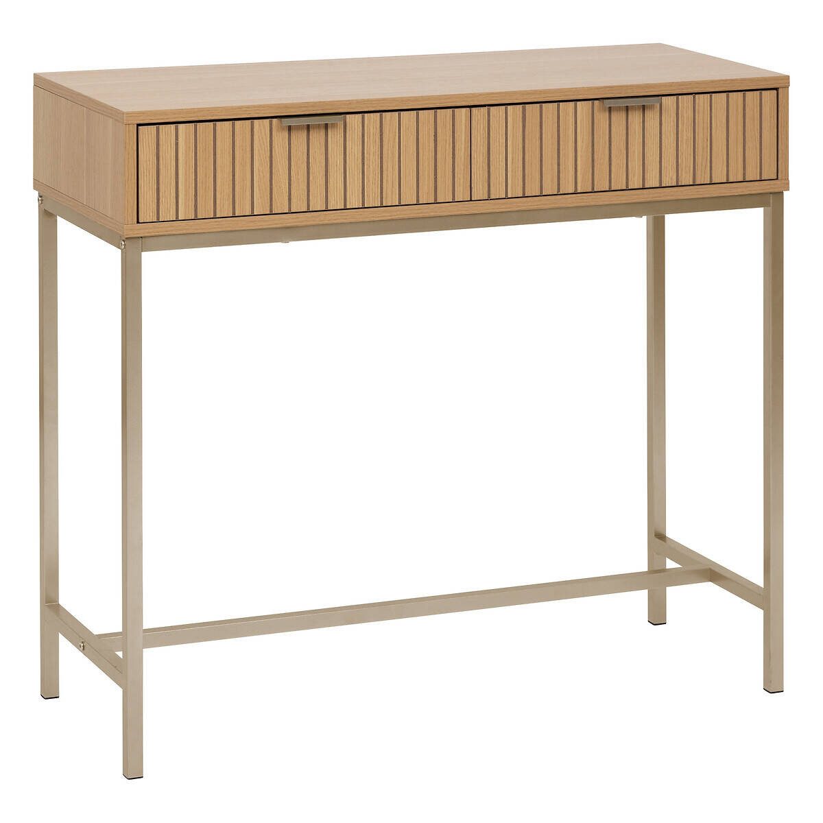 5five Simply Smart Schreibtisch Konsole mit zwei Schubladen TASSO, 80,5 x 35 x 90 cm (funktional), keine