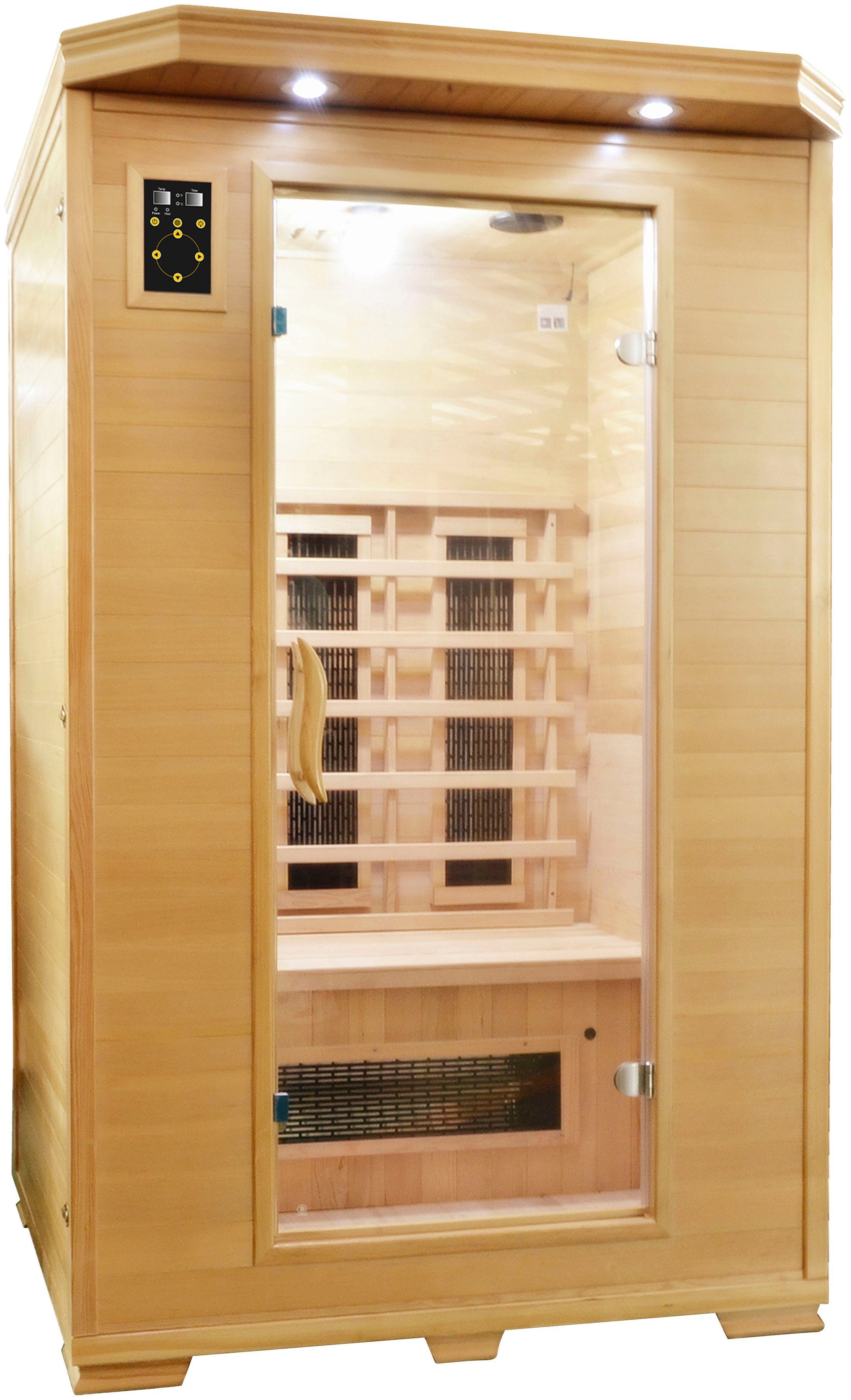 Sanotechnik Infrarotkabine CARMEN 2, BxTxH: 120 x 120 x 195 cm, für 2 Personen