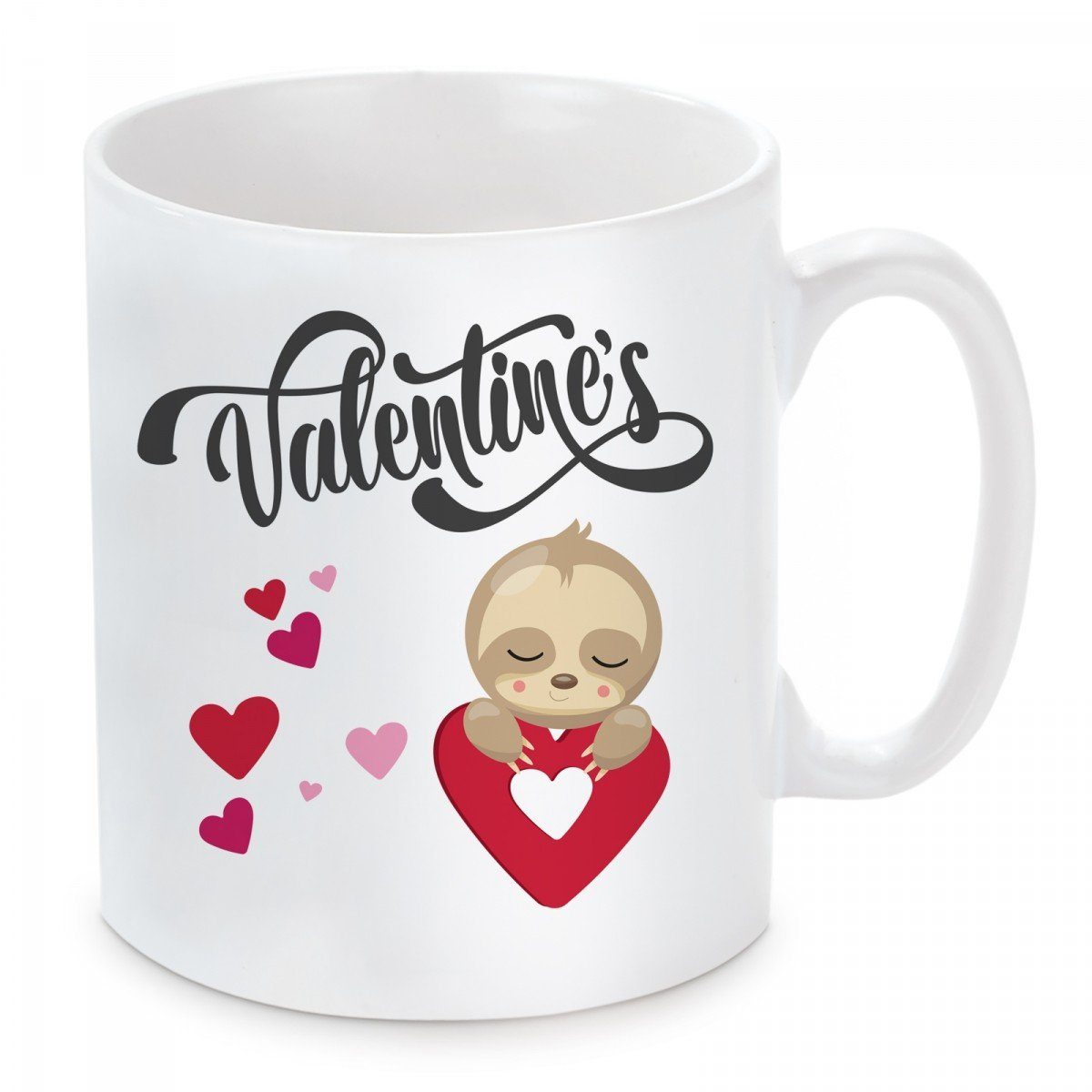 Herzbotschaft Tasse Kaffeebecher mit Valentine’s, Motiv Keramik, spülmaschinenfest und mikrowellengeeignet Kaffeetasse