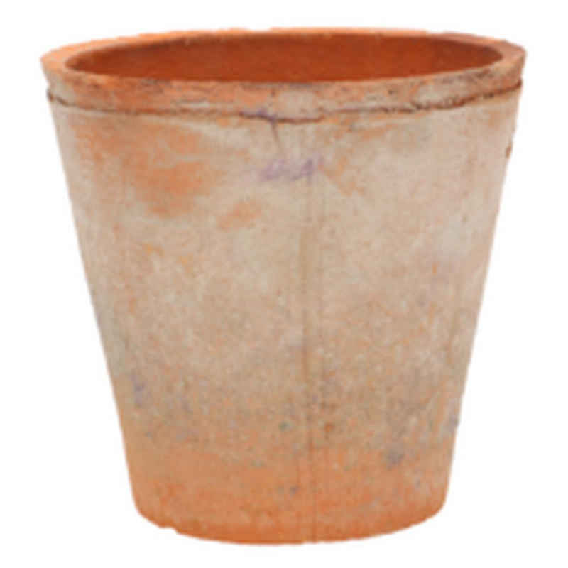 Rivanto Blumentopf, Aged Terracotta Blumentopf rund, Ø 25,5, Höhe 23,5 cm