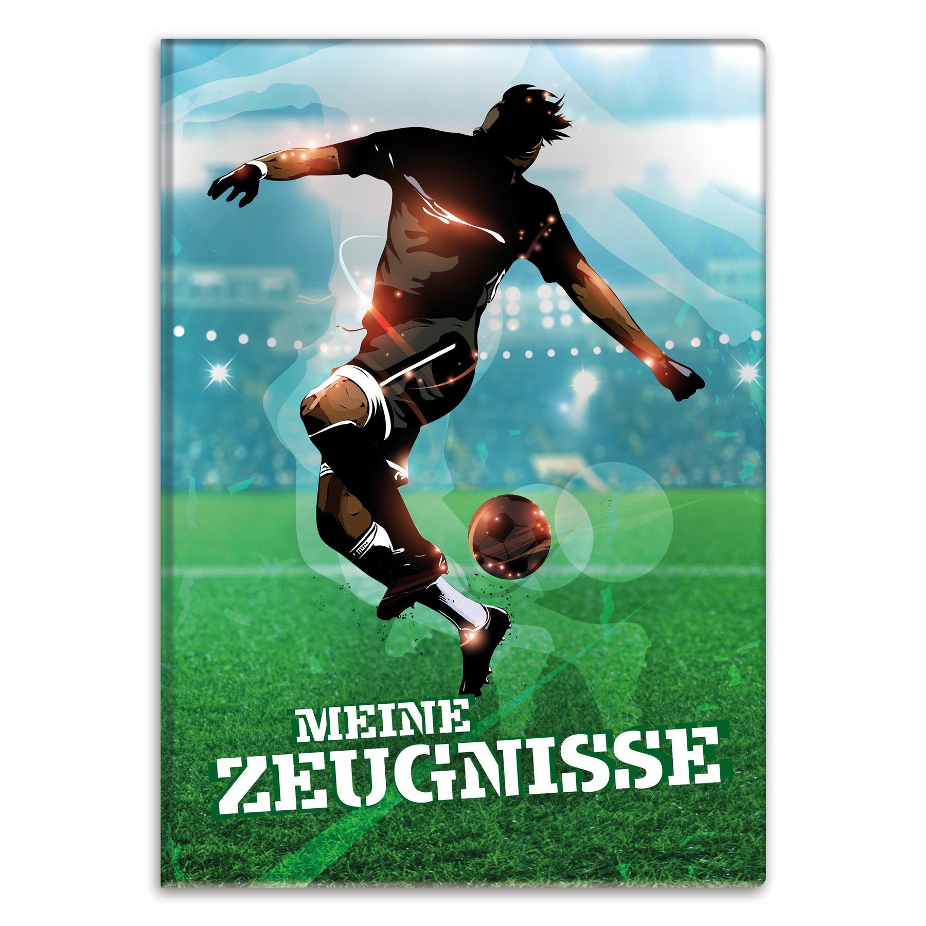 itenga Organisationsmappe itenga Zeugnismappe Motiv Fussballer DIN A4