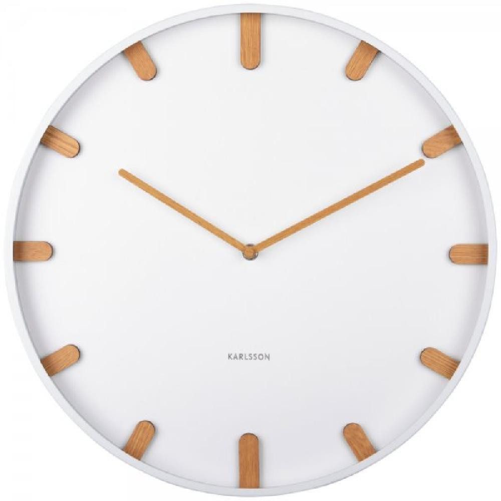 Karlsson Uhr Wanduhr Grace Metal White (40cm)
