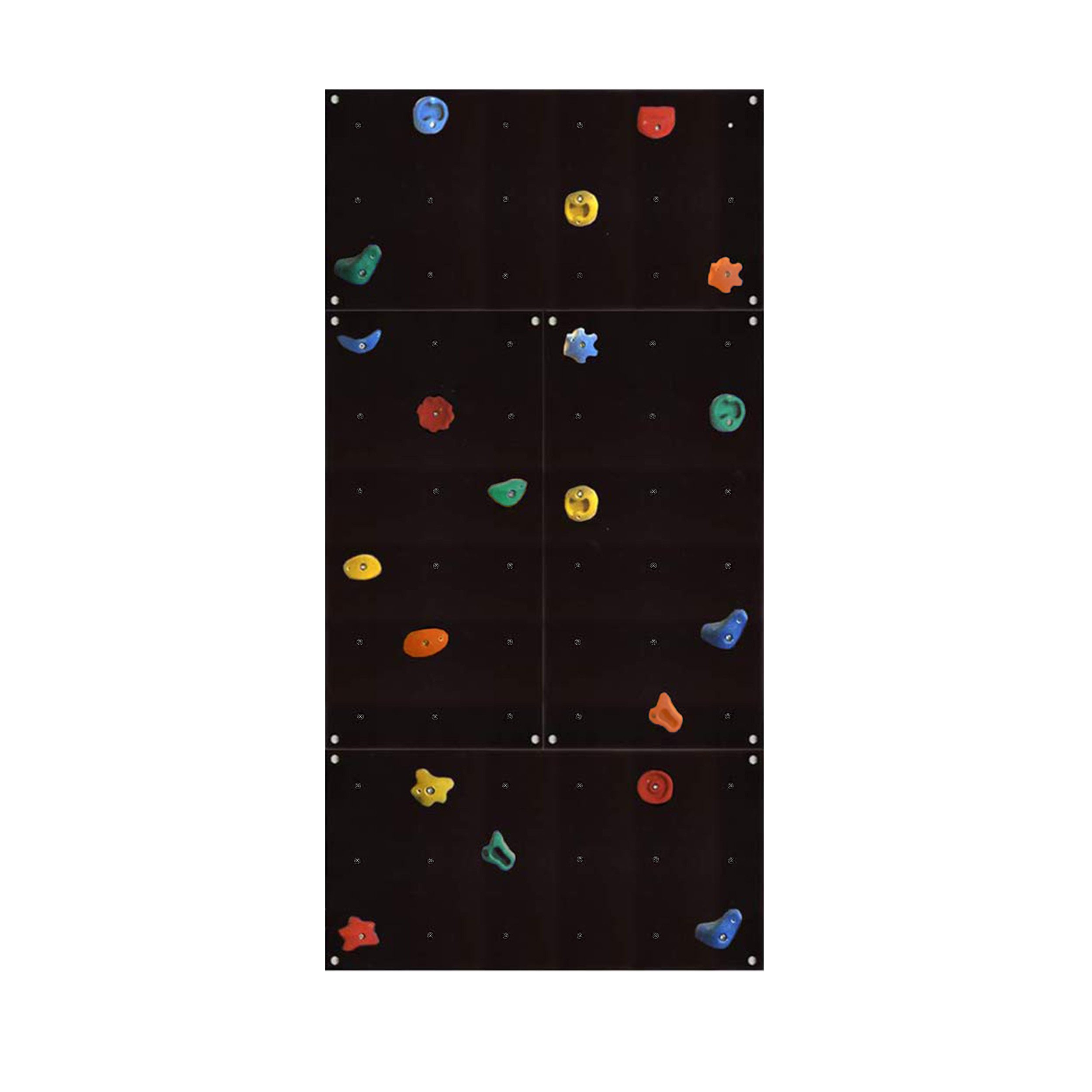 Gartenpirat Kletterwand Outdoor Kletterwand mit bunten Klettersteinen und Montagematerial, (4-St)