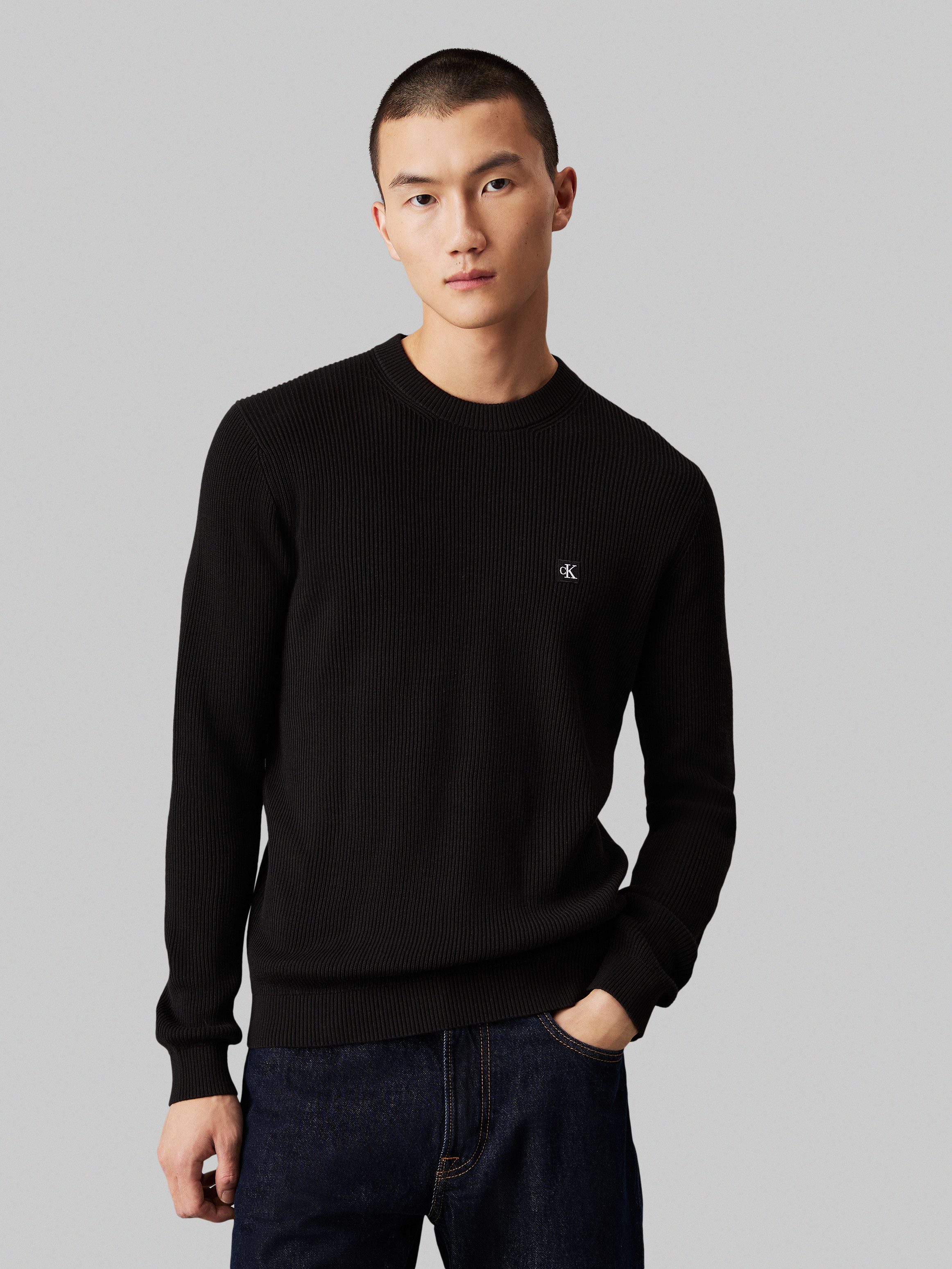 Calvin Klein Jeans Rundhalspullover CK EMBRO günstig online kaufen