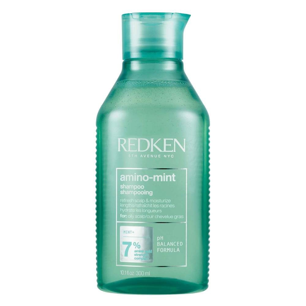 Redken Haarshampoo Redken Amino Mint Shampoo 300 ml – Scalp Care für fettige Kopfhaut, 1-tlg., MintShampoo