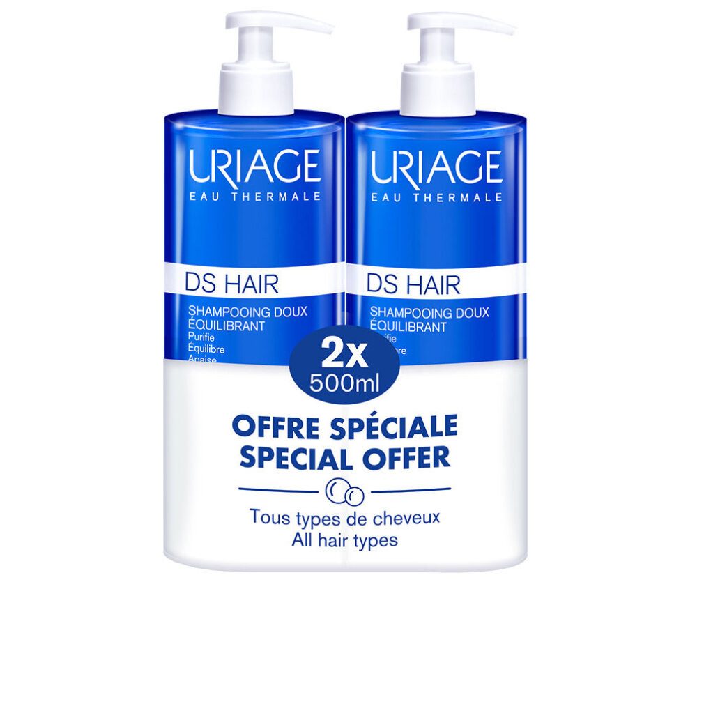 Uriage Haarshampoo d.s champu suave regulador 2x500m