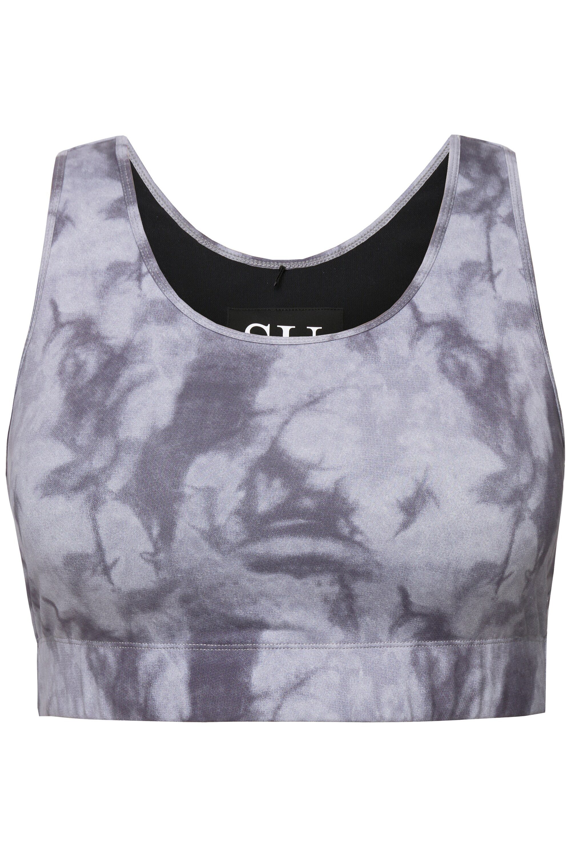 Studio Untold Bügel-BH Sport-Bustier Softcups Batik-Print günstig online kaufen