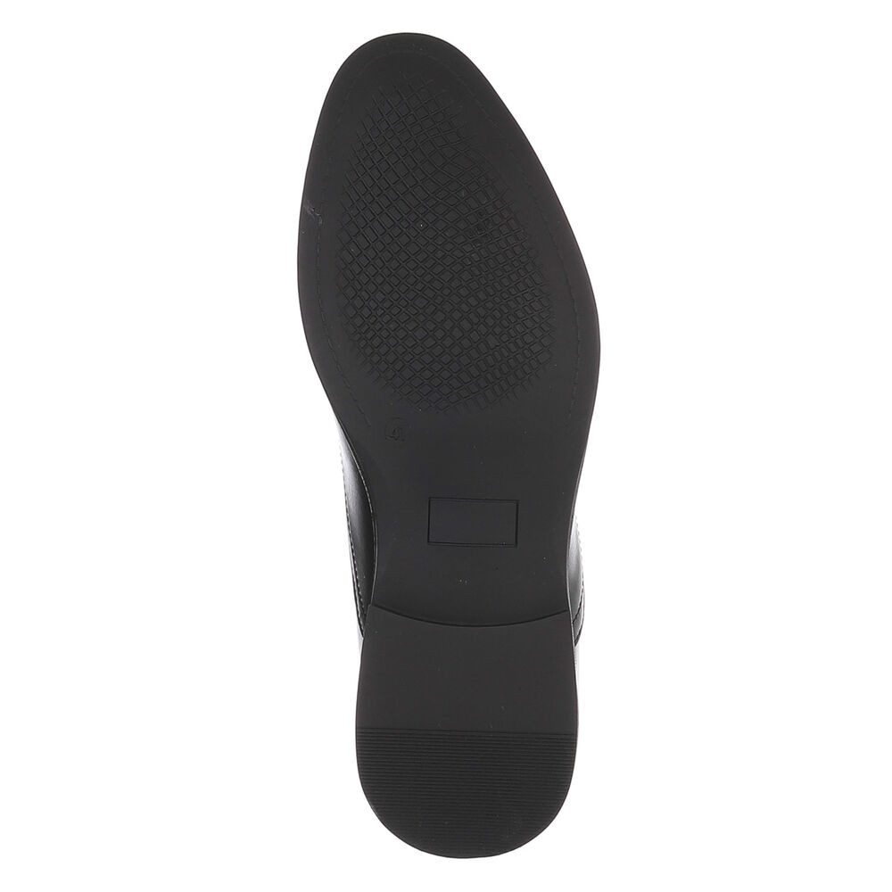Coolwalk Herrenschnürschuh Derby in Lederoptik elegant Schnürschuh (92009981) Blockabsatz Business-Schuhe in Schwarz