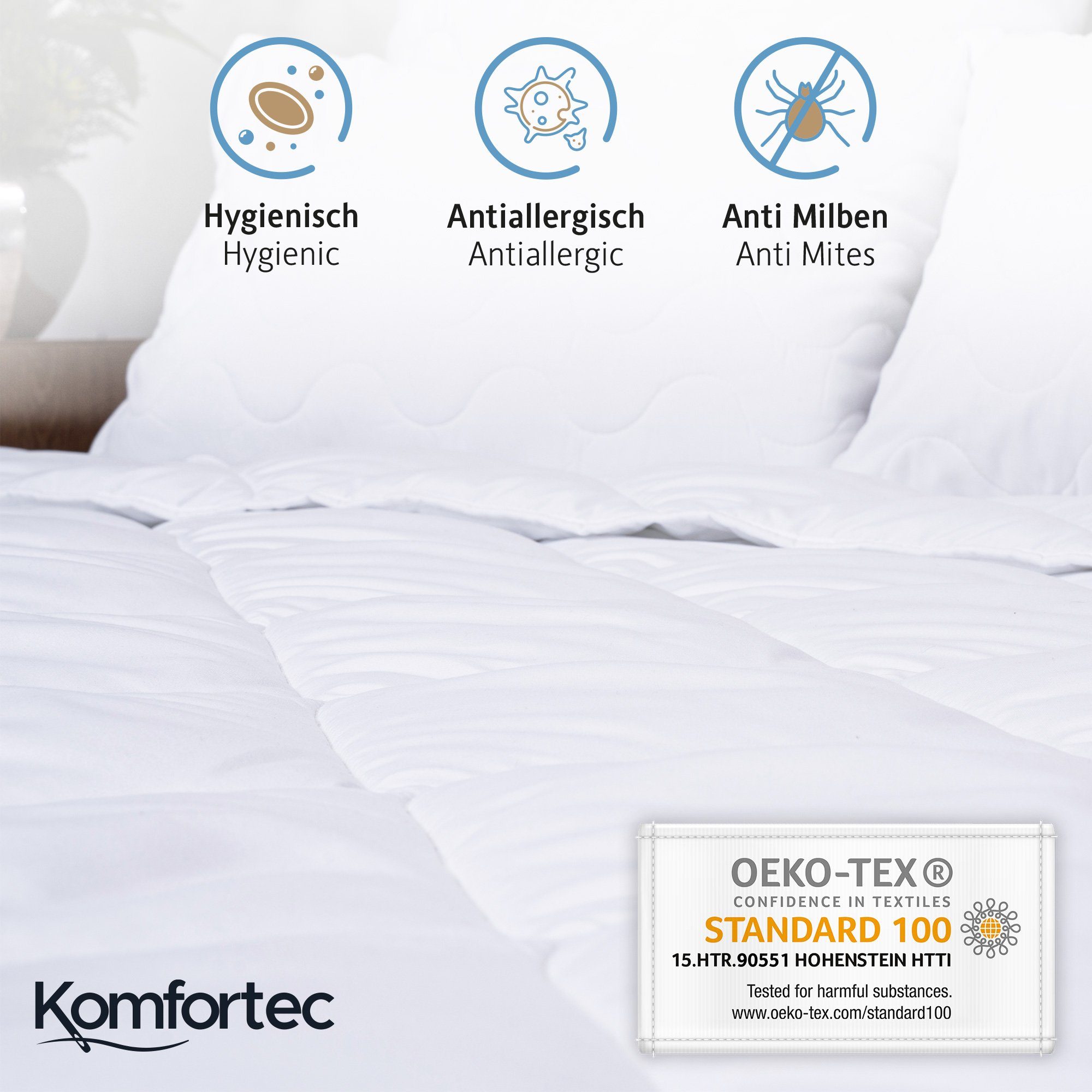 Komfortec Kunstfaserbettdecke,Bettdecken für Sommer und Winter, günstig online kaufen