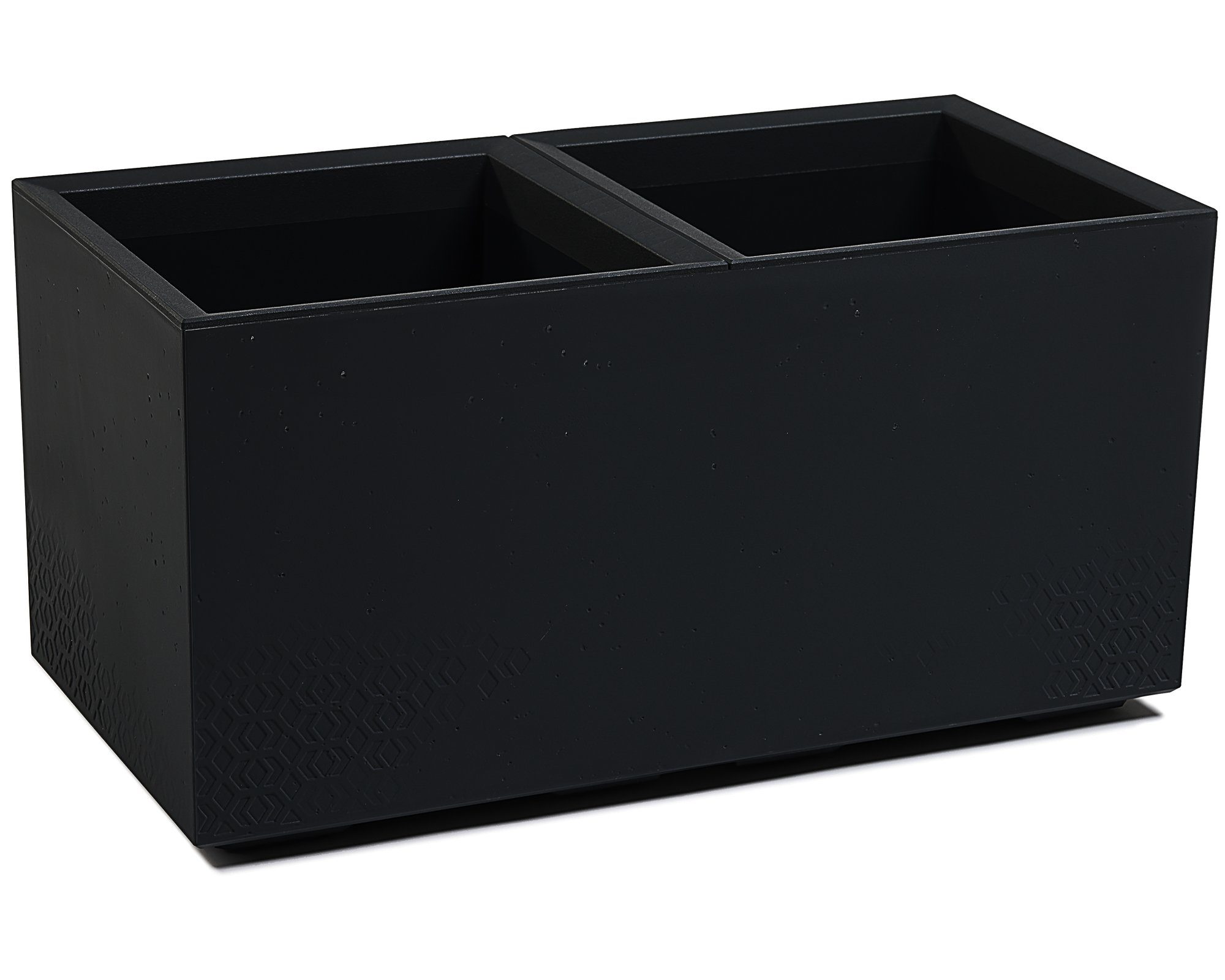ONDIS24 Pflanzkübel Caro Beton Optik Blumenkübel mit Rollen aus