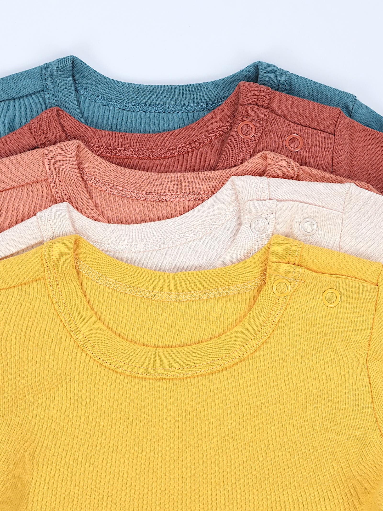 TupTam Langarmshirt TupTam Baby Mädchen Langarmshirt 5er Set – Bild 5 von 5
