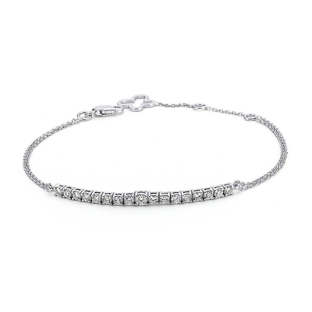 EinStein Diamant Tennisarmband Diamant Tennis Armband Weißgold günstig online kaufen