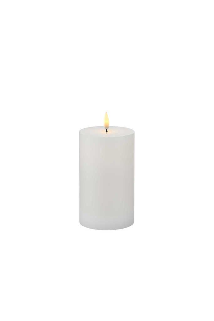 LED-Kerze Sille Echtwachs weiss