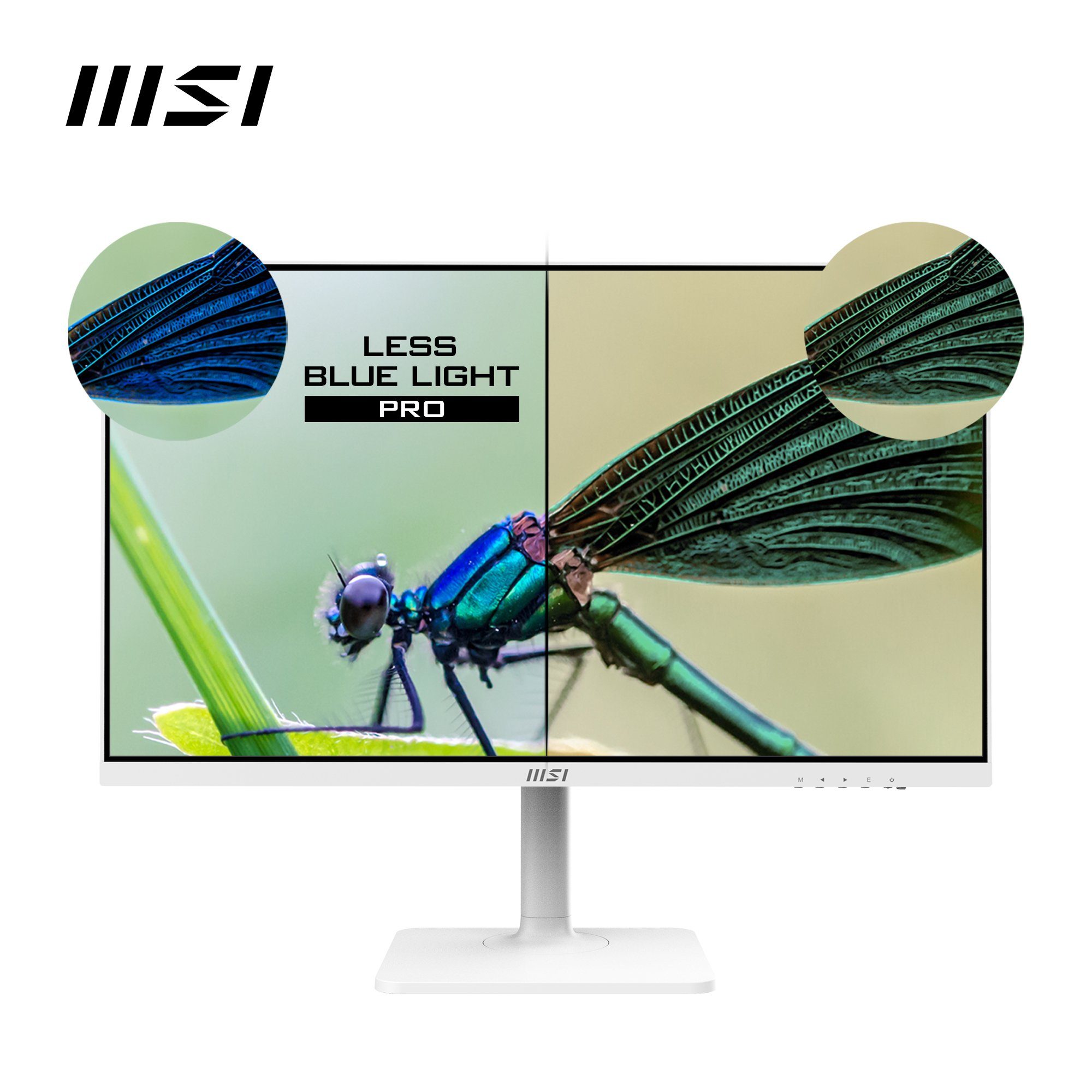 MSI Modern MD272QXP LED-Monitor (69 cm/27 ", 2560 x 1440 px, WQHD, 1 ms Reaktionszeit, 100 Hz, IPS-LED, höhenverstellbar, 3 Jahre Herstellergarantie, USB-C)