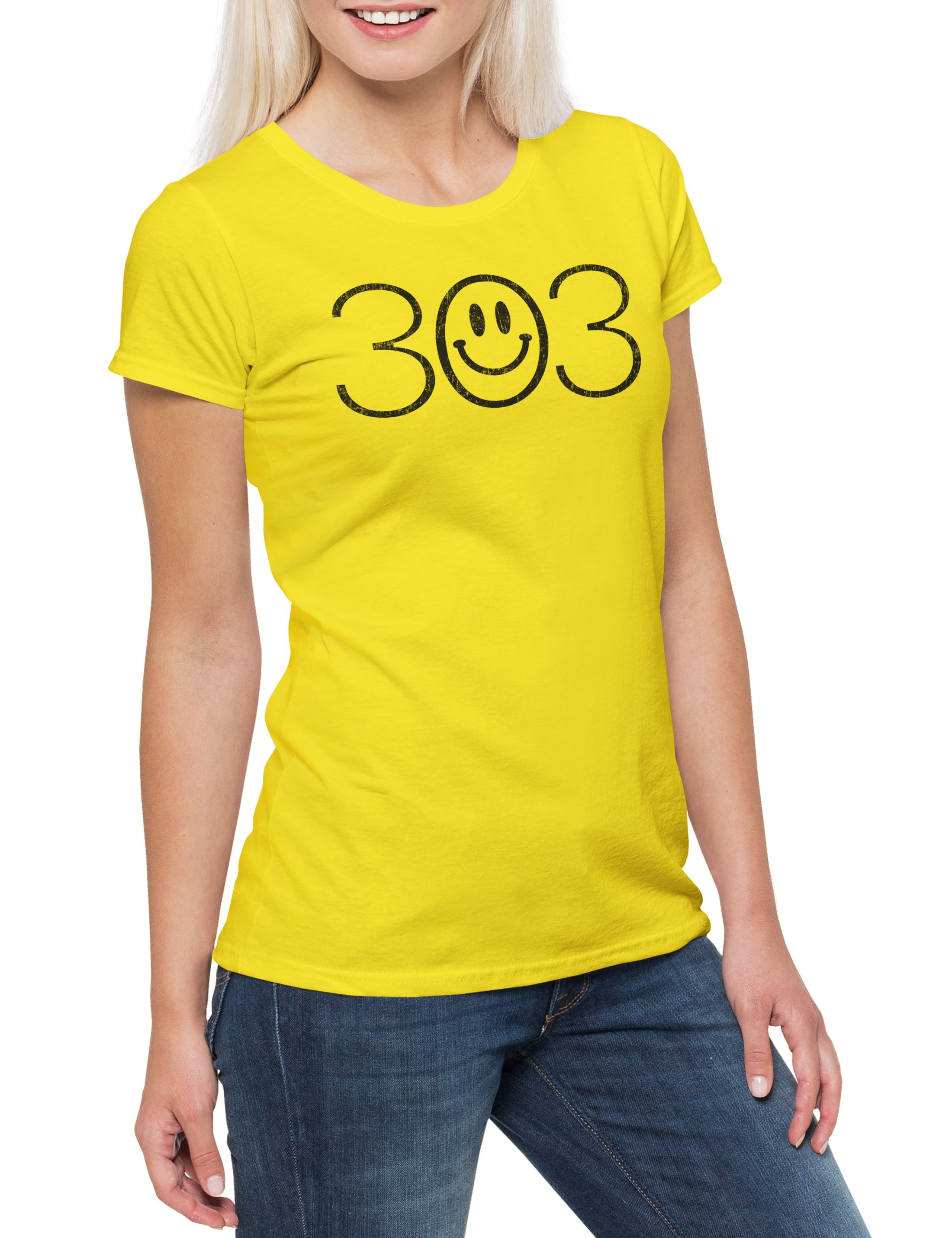 Print-Shirt 303 Acid Damen T-Shirt Synthesizer Electro Techno LFO Musik Music DJ