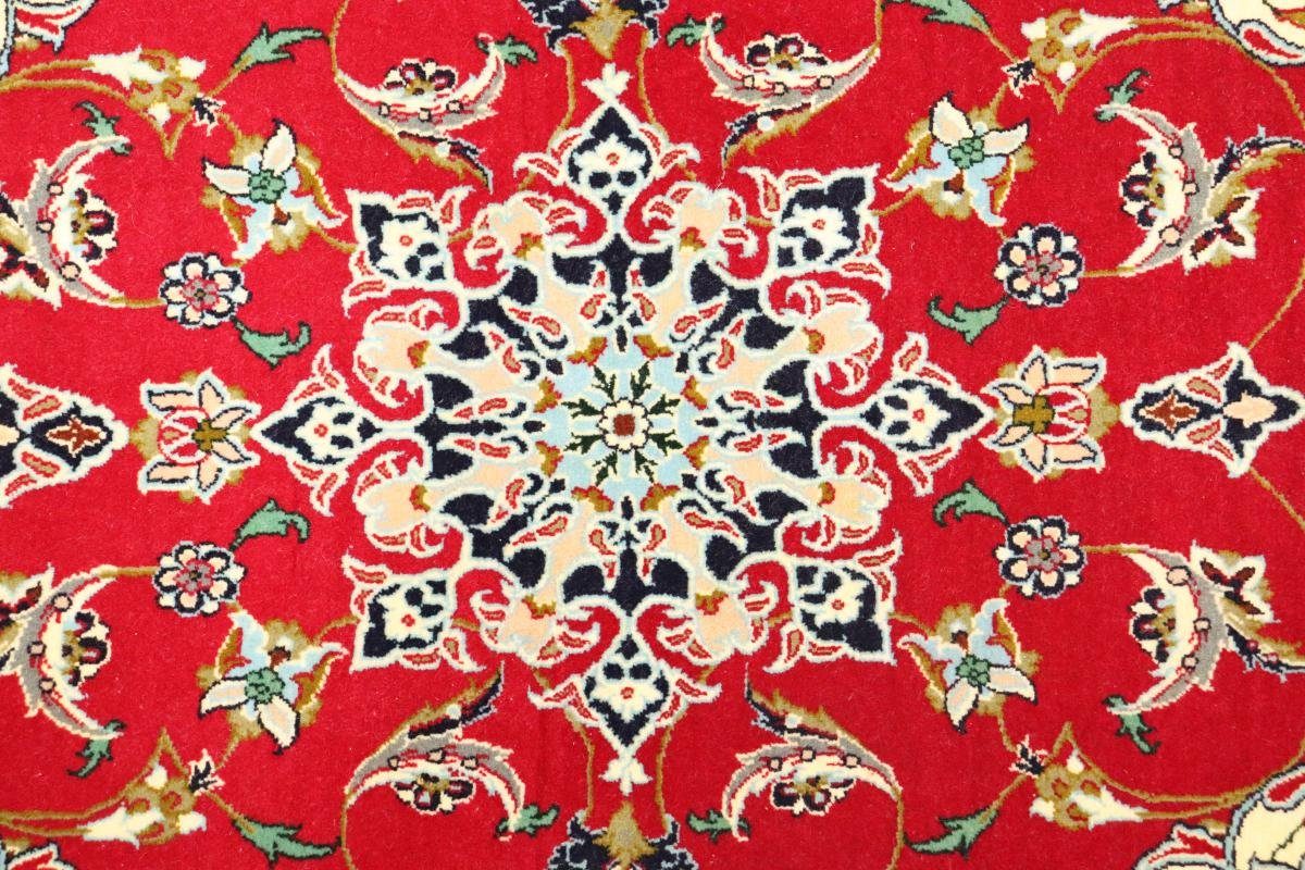 Seidenkette rechteckig, Orientteppich, Höhe: 74x116 mm Isfahan Nain Orientteppich Handgeknüpfter Trading, 6