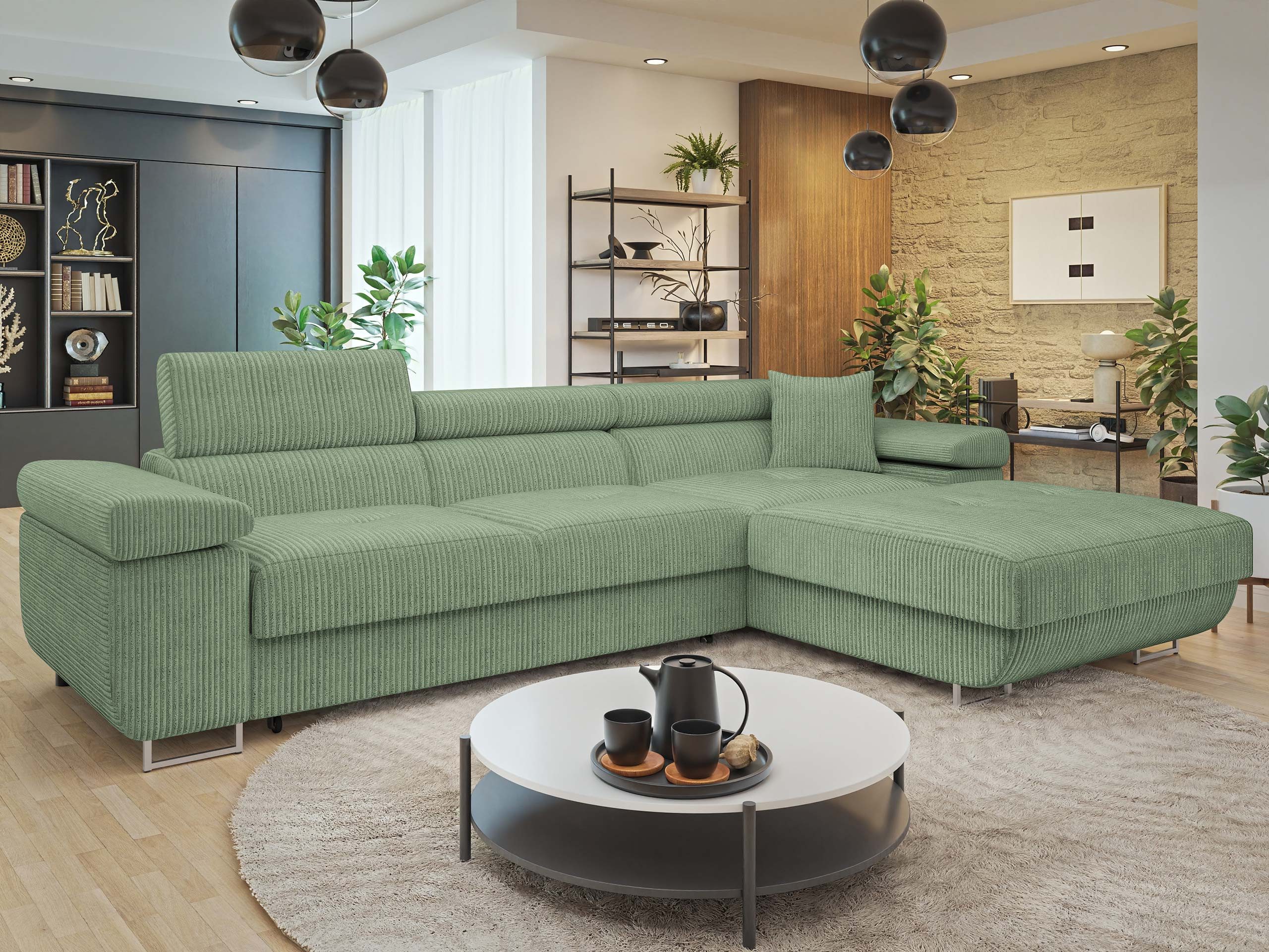 MIRJAN24 Ecksofa Torezio Mini Cord, mit günstig online kaufen