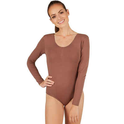 dressforfun Body Frauen Langarm-Body mit Rundhals-Ausschnitt