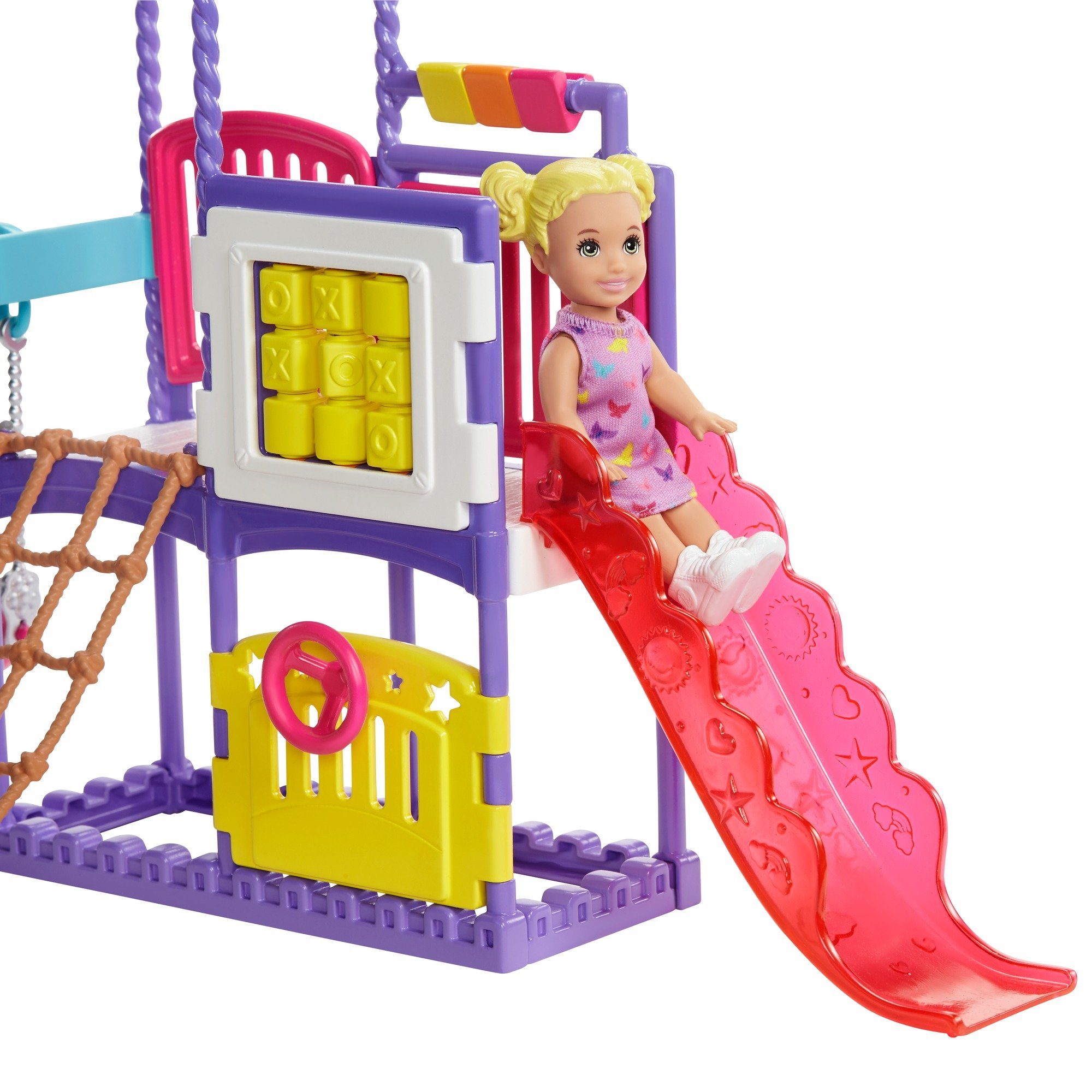 und Puppen Skipper Mattel® Inc. Spielset Babysitters GHV89 Spielplatz Barbie Anziehpuppe