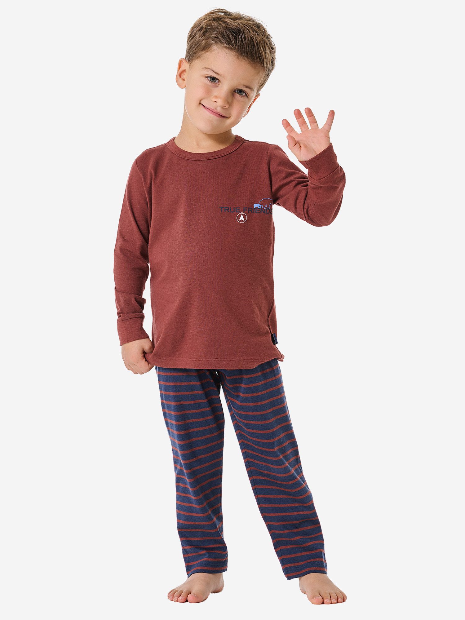 Schiesser Schlafanzug Nightwear 3 (2 tlg) Pyjama, Pyjama Set, Schlafanzug Set