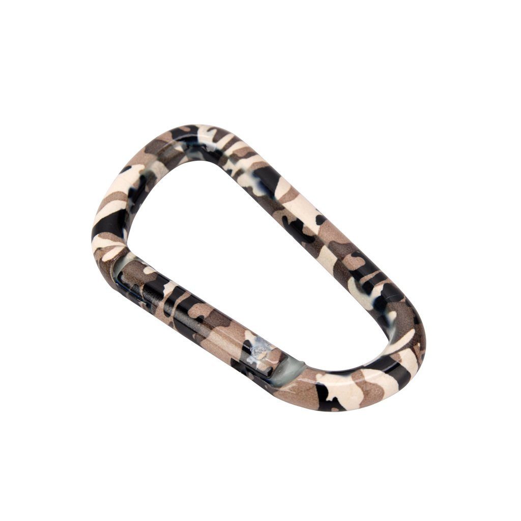 Munkees Karabiner Bee Clip aus Aluminium einzeln, (Einzelartikel, 1 St), Leichter Aluminium-Clip im Bee-Design für Alltag und Outdoor