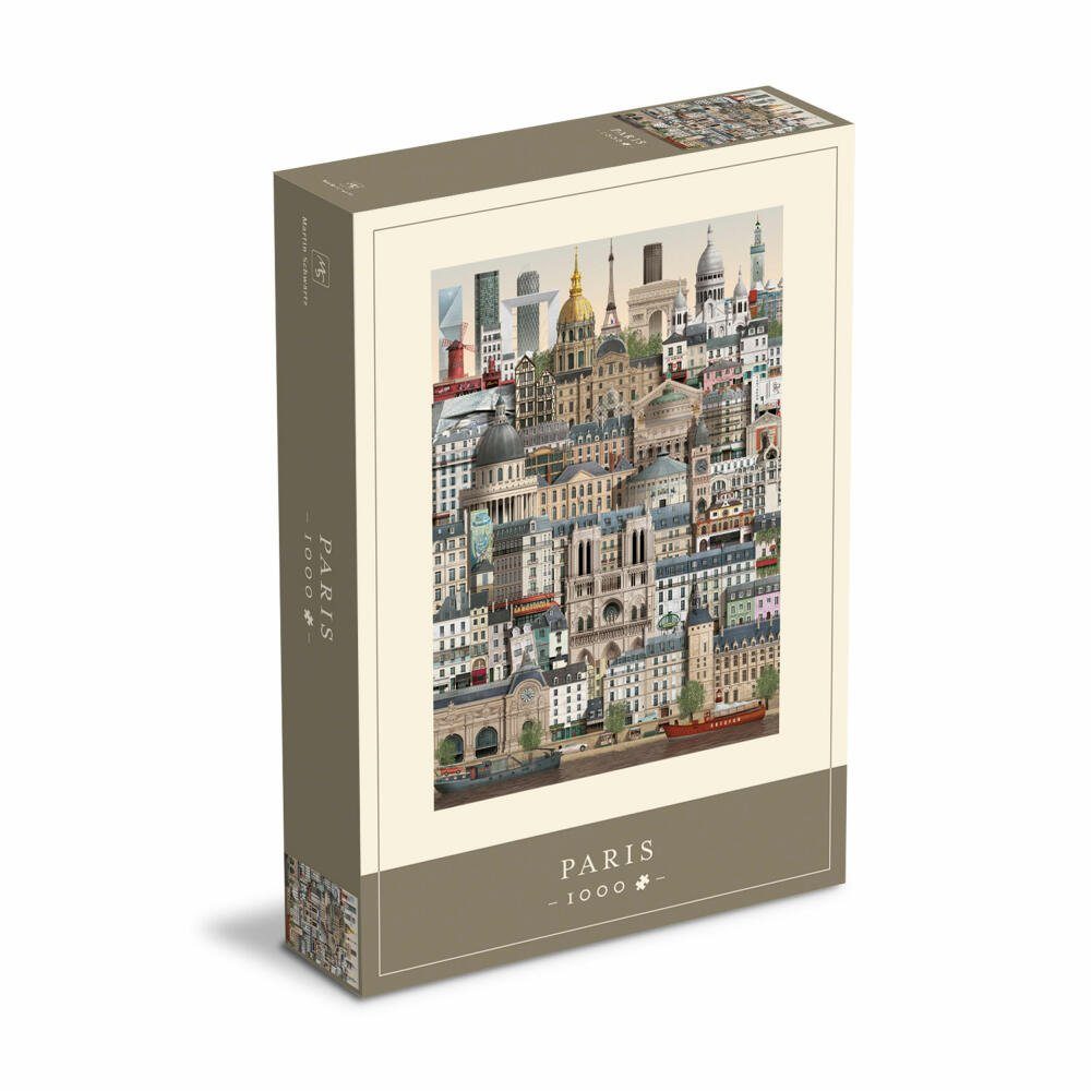 Martin Schwartz Puzzle Paris 50 x 70 cm, 1000 Puzzleteile günstig online kaufen