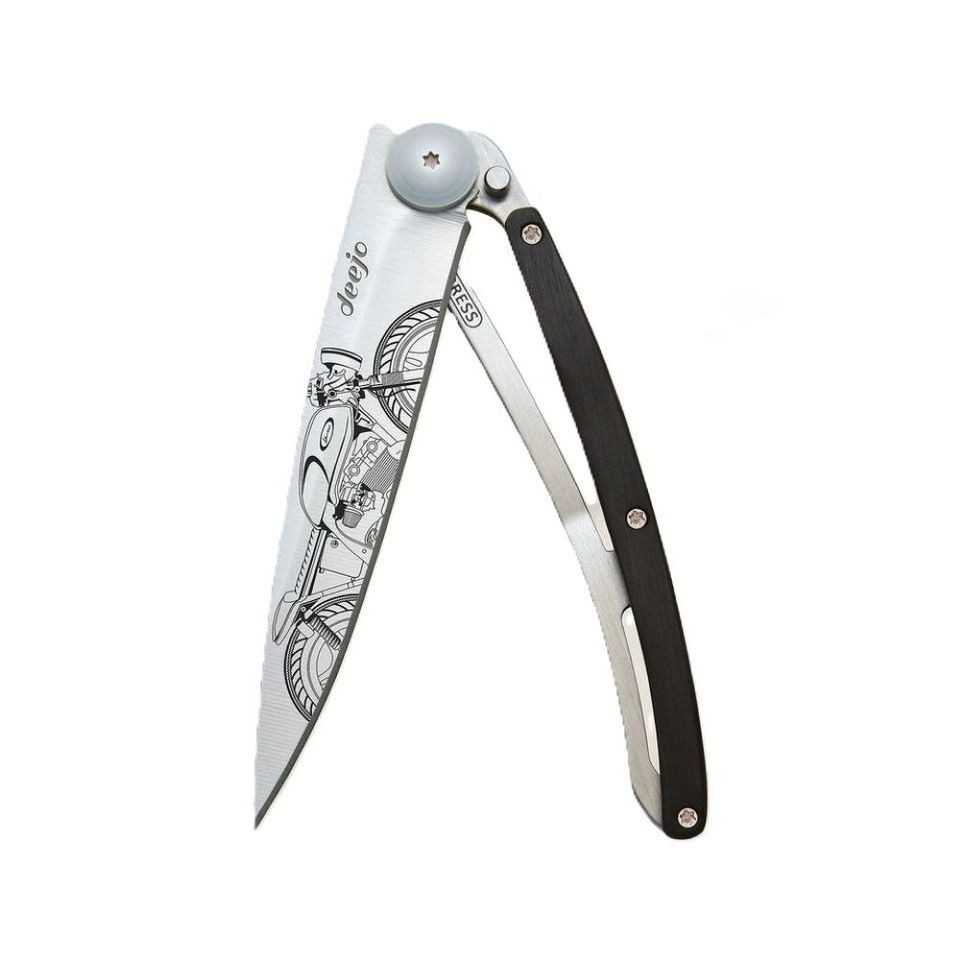 Deejo Taschenmesser - Deejo Taschenmesser - Klappmesser, Motorrad Biker Motiv
