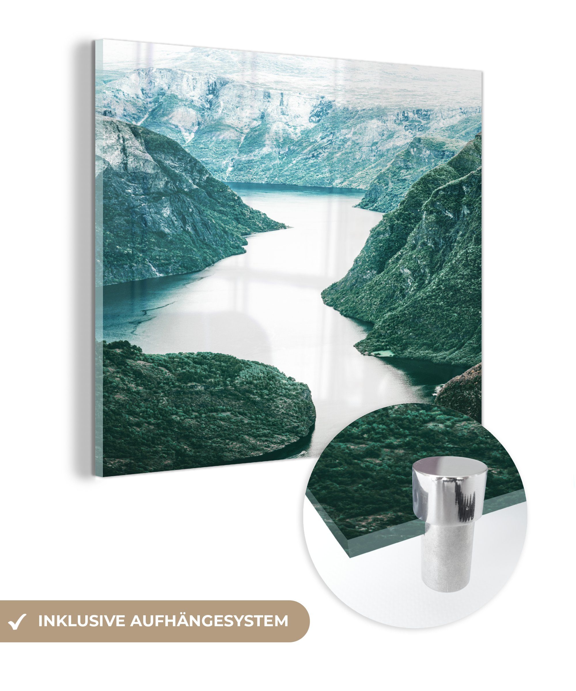 MuchoWow Acrylglasbild Natur - Berge - günstig online kaufen
