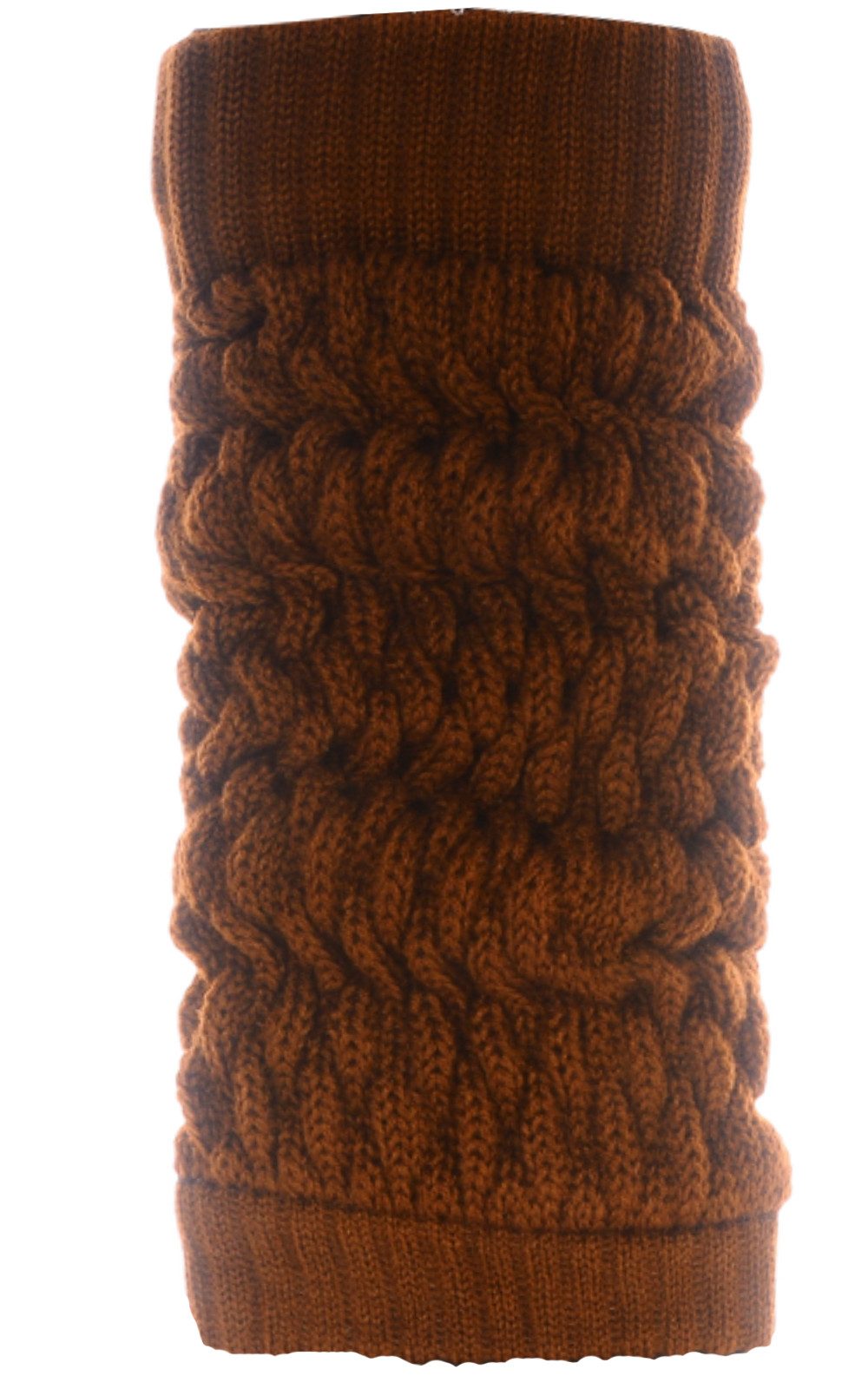 Martinex Beinstulpen 1 Paar Stulpen elegante Beinwärmer Damen Frauen Strickstulpen gesrickt weich, wärmend, elastisch, Strickdesign mit Zopf- und Rippmuster