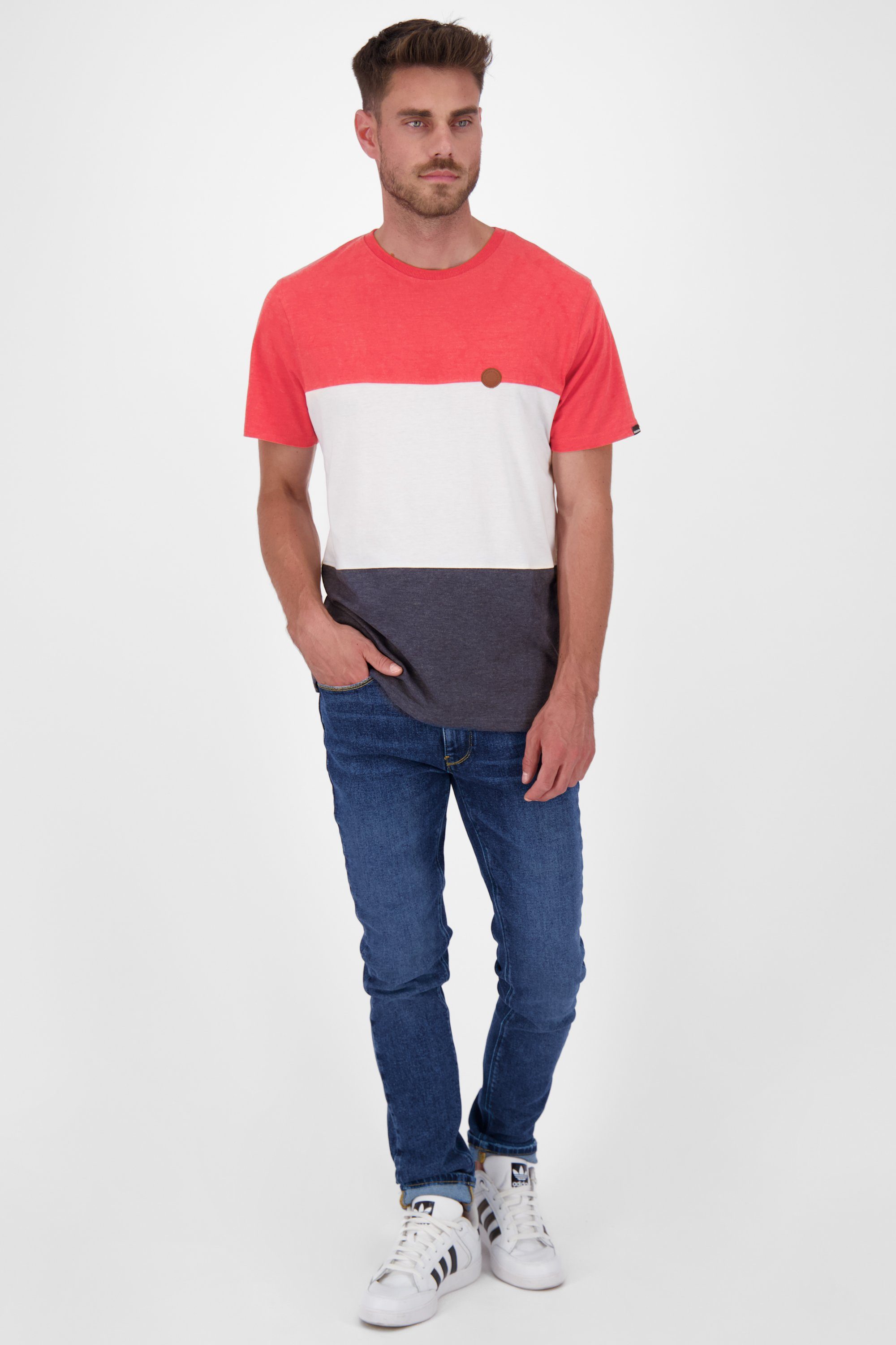 T-Shirt Kickin T-Shirt marine & Herren A Shirt Alife BenAK