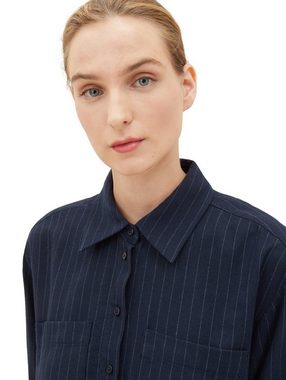 TOM TAILOR Blusentop cosy pinstripe blouse