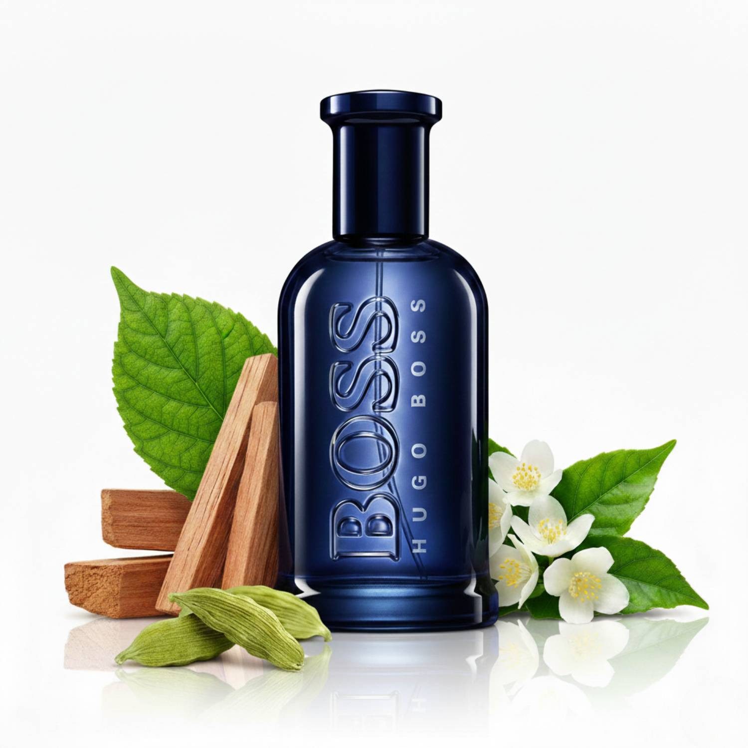 BOSS Eau de Toilette Bottled Night Eau de Toilette – Intensiver, aromatisch-holziger, Herrenduft mit Lavendel, Birkenblättern, Veilchen & Moschus 100ml
