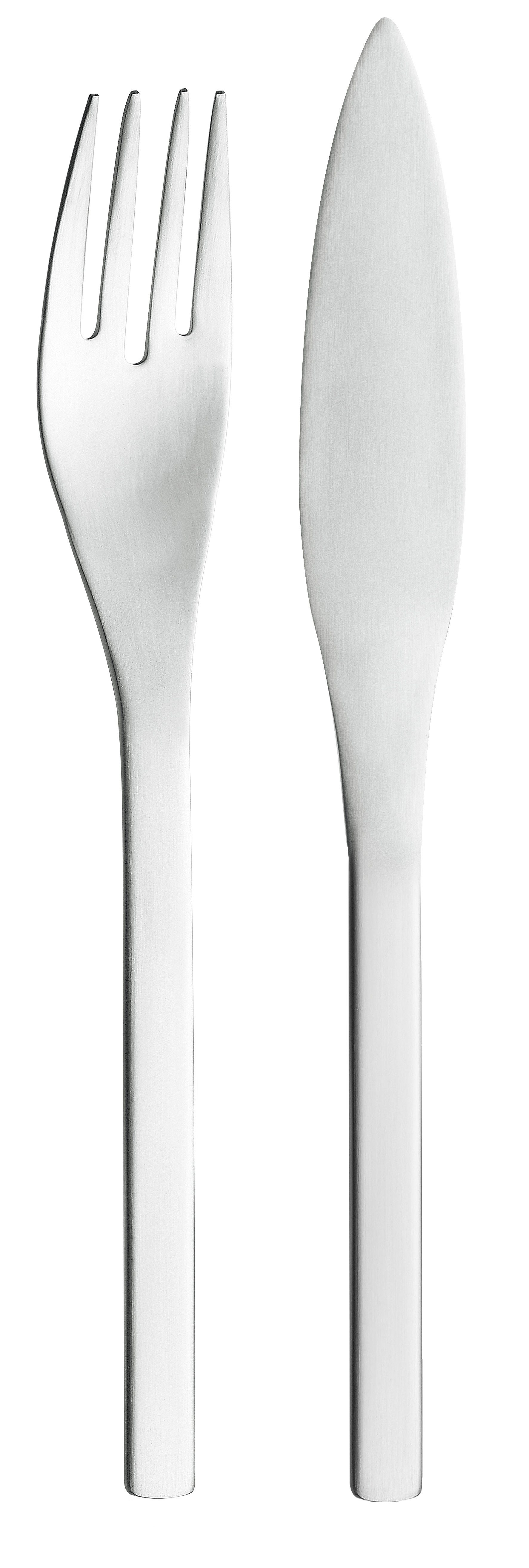 PURESIGNS Прилади для риби ONE Extra (4-tlg), 2 Personen, Edelstahl 18/10