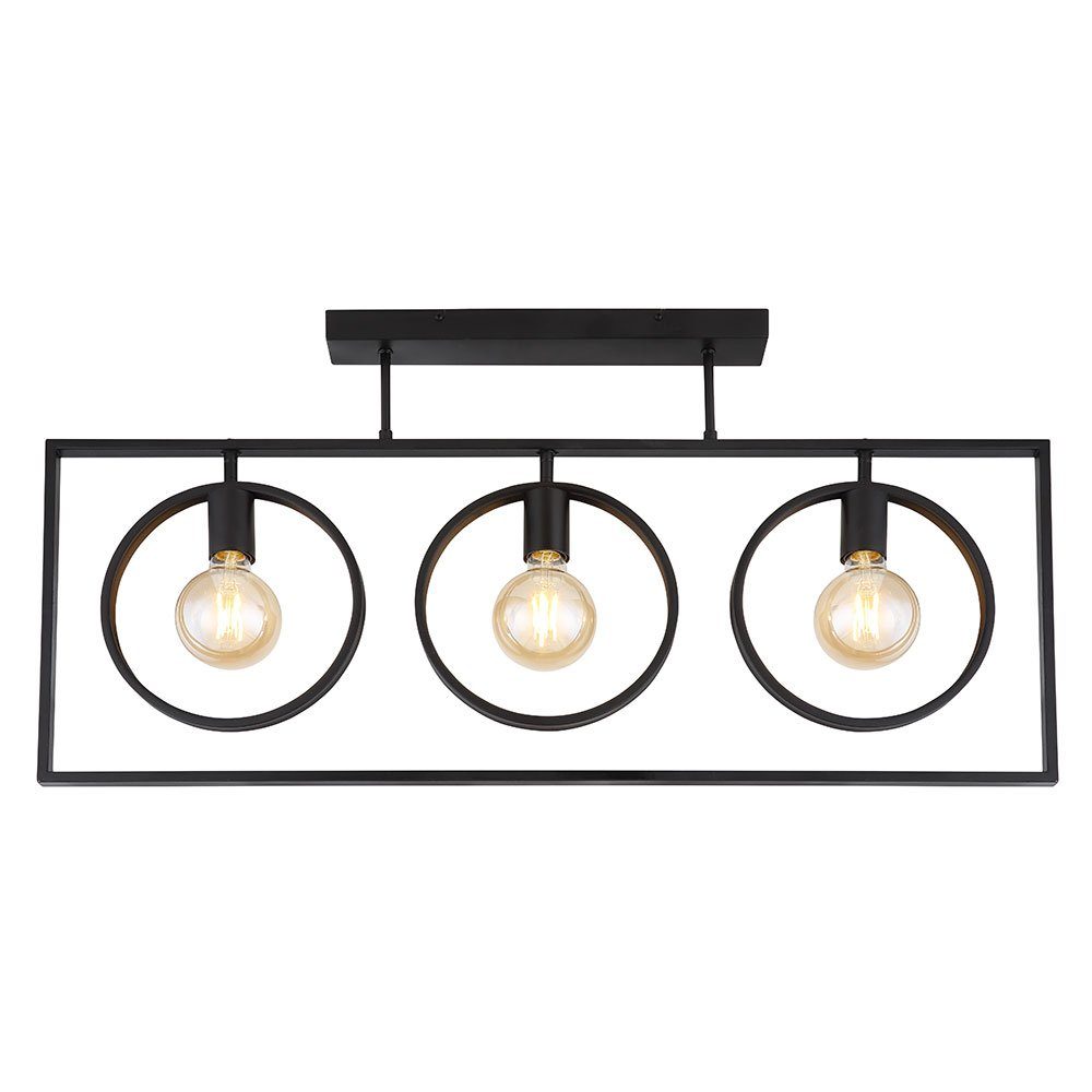 Globo Deckenstrahler, Leuchtmittel nicht Rustikale Flur Lampe Retro inklusive, Deckenleuchte Deckenlampe Industrial