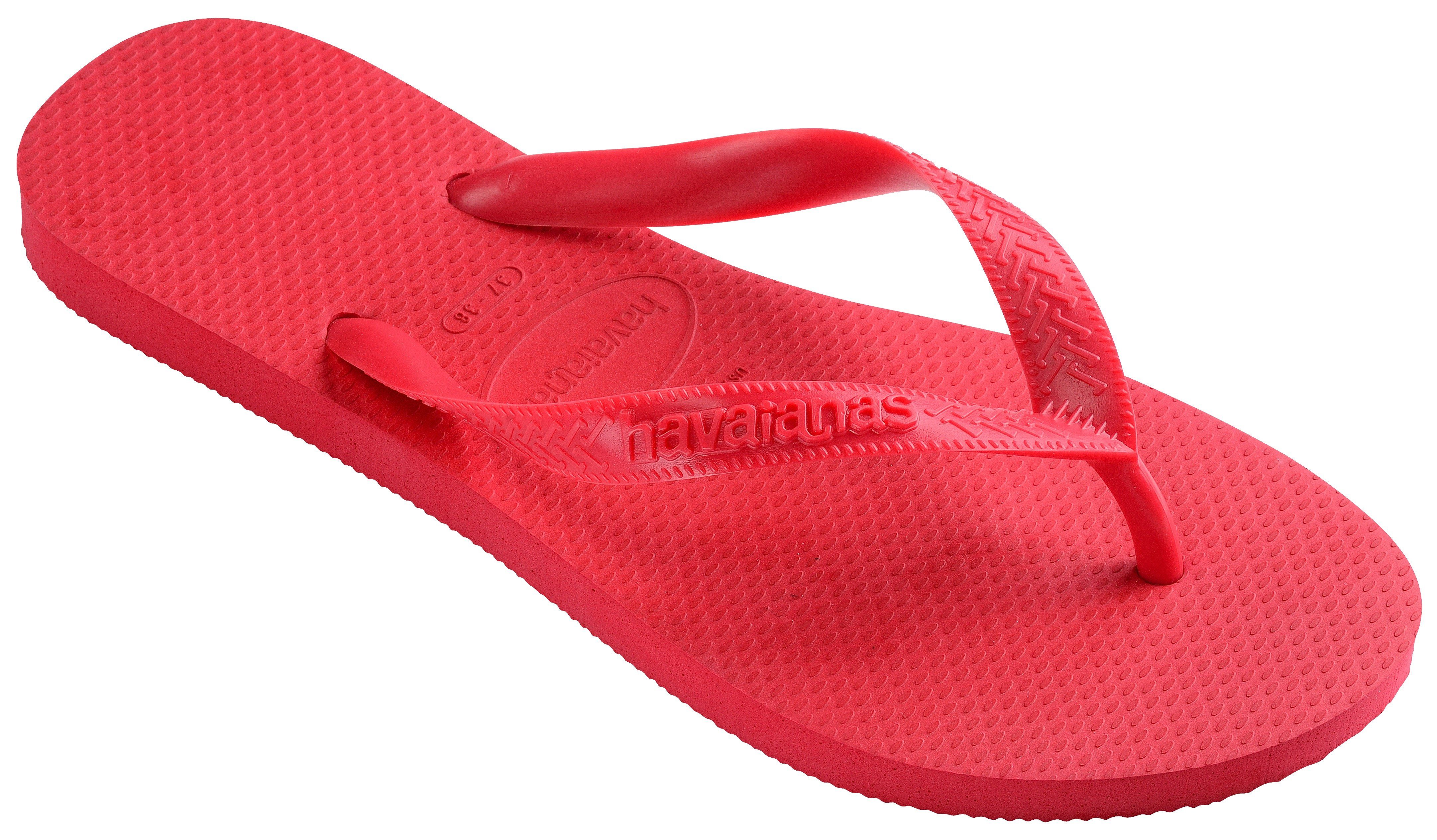 Havaianas TOP Zehentrenner, Sommerschuh, Schlappen, Poolsildes mit Markenlabel