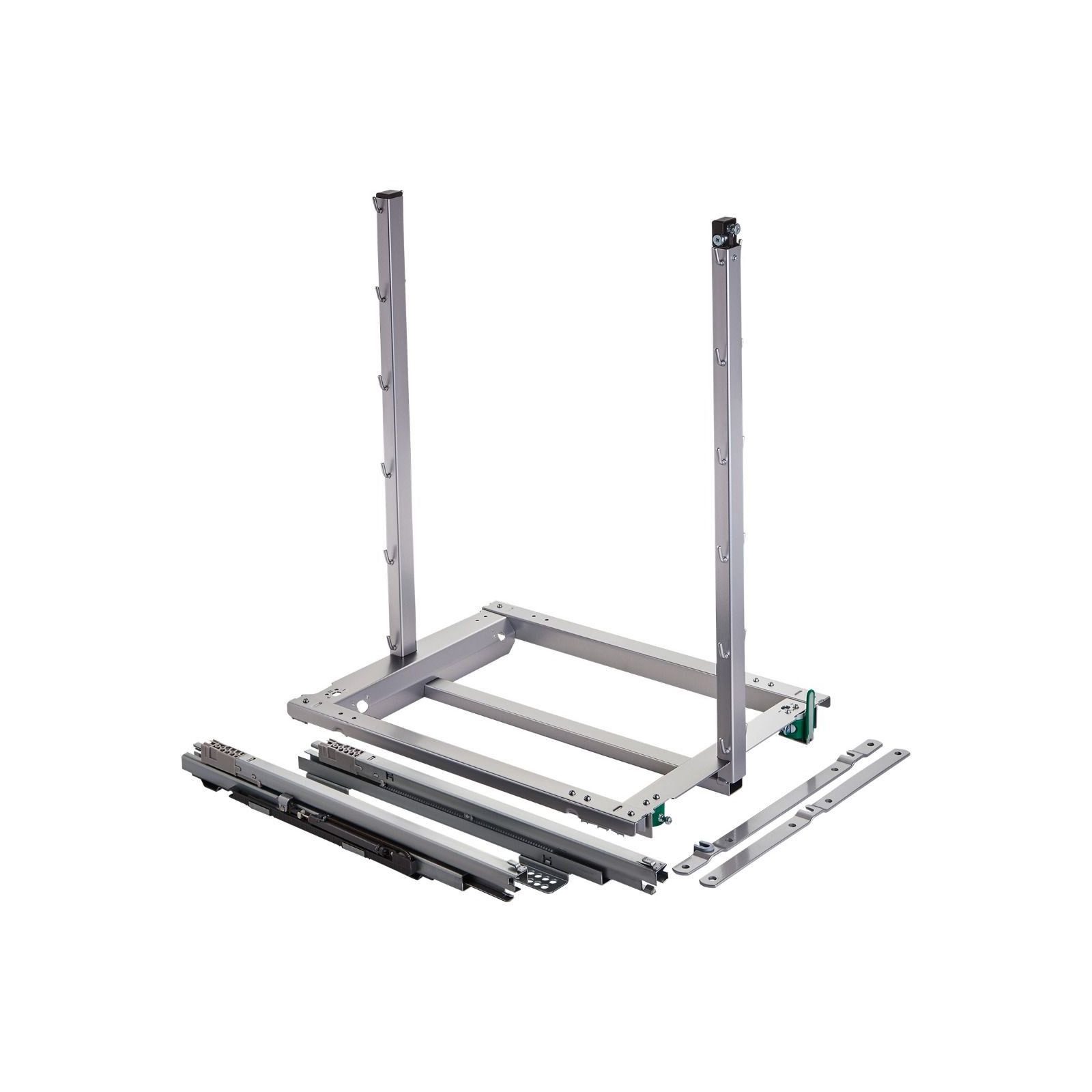 Kesseböhmer Auszug DISPENSA junior III Apothekerauszug mit ARENA pure Tablaren (1 St), für Korpusbreite 30 cm, silbergrau