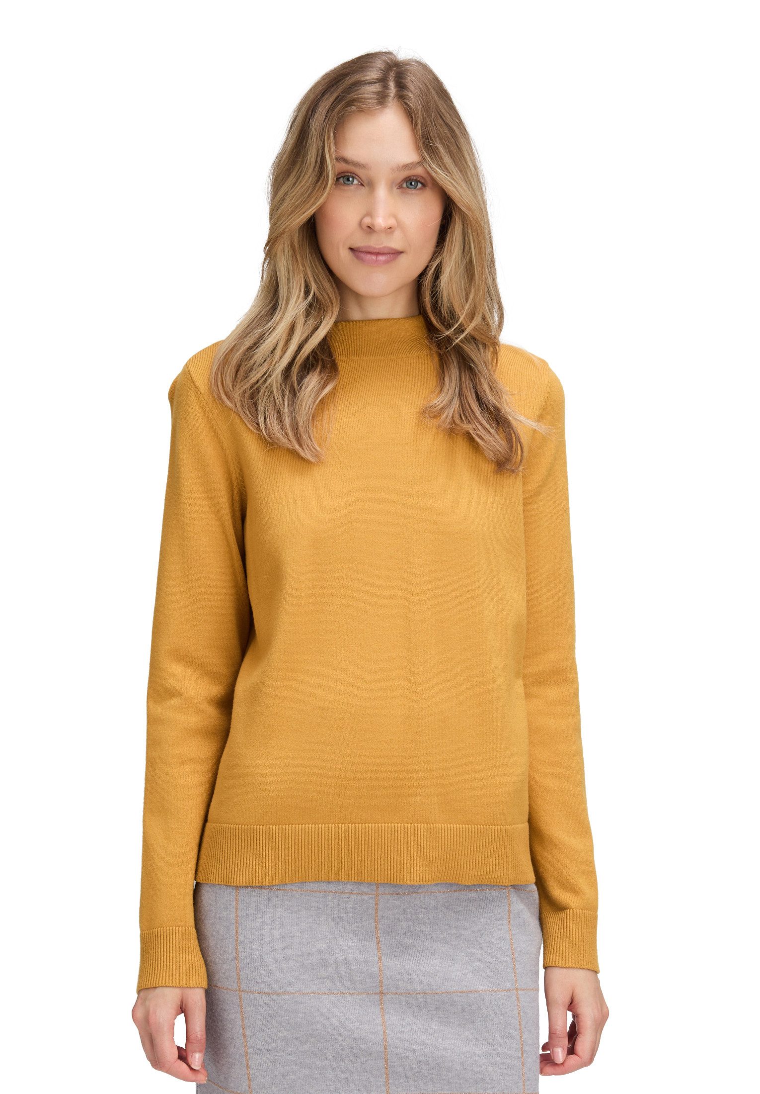 Betty Barclay Strickpullover Damen mit Stehkragen (1-tlg)